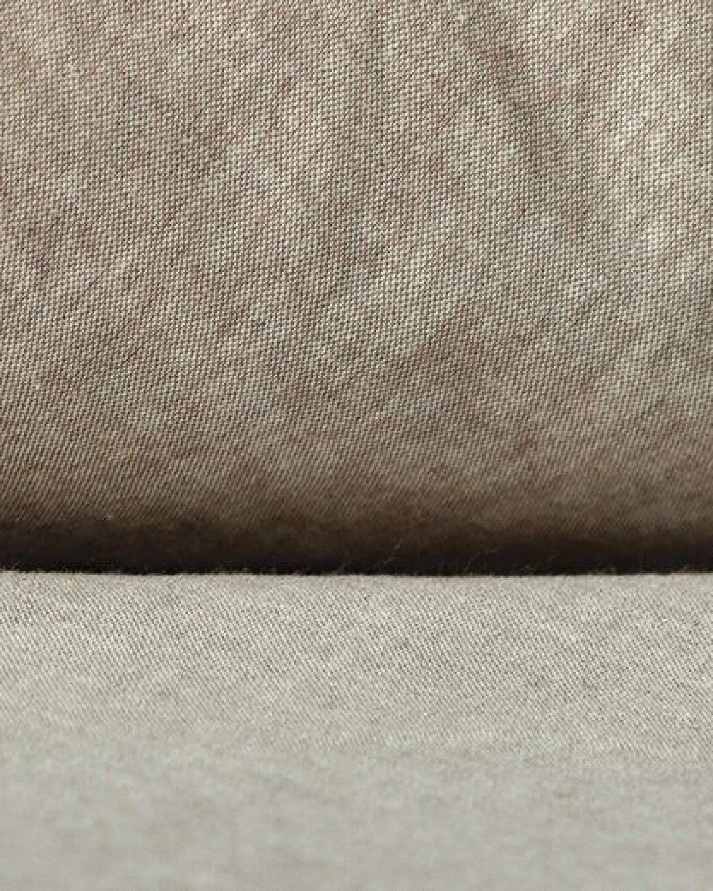 noca Terra, Spannbettlaken aus 100% Bio-Baumwolle, Braun Melange – Ansicht 3