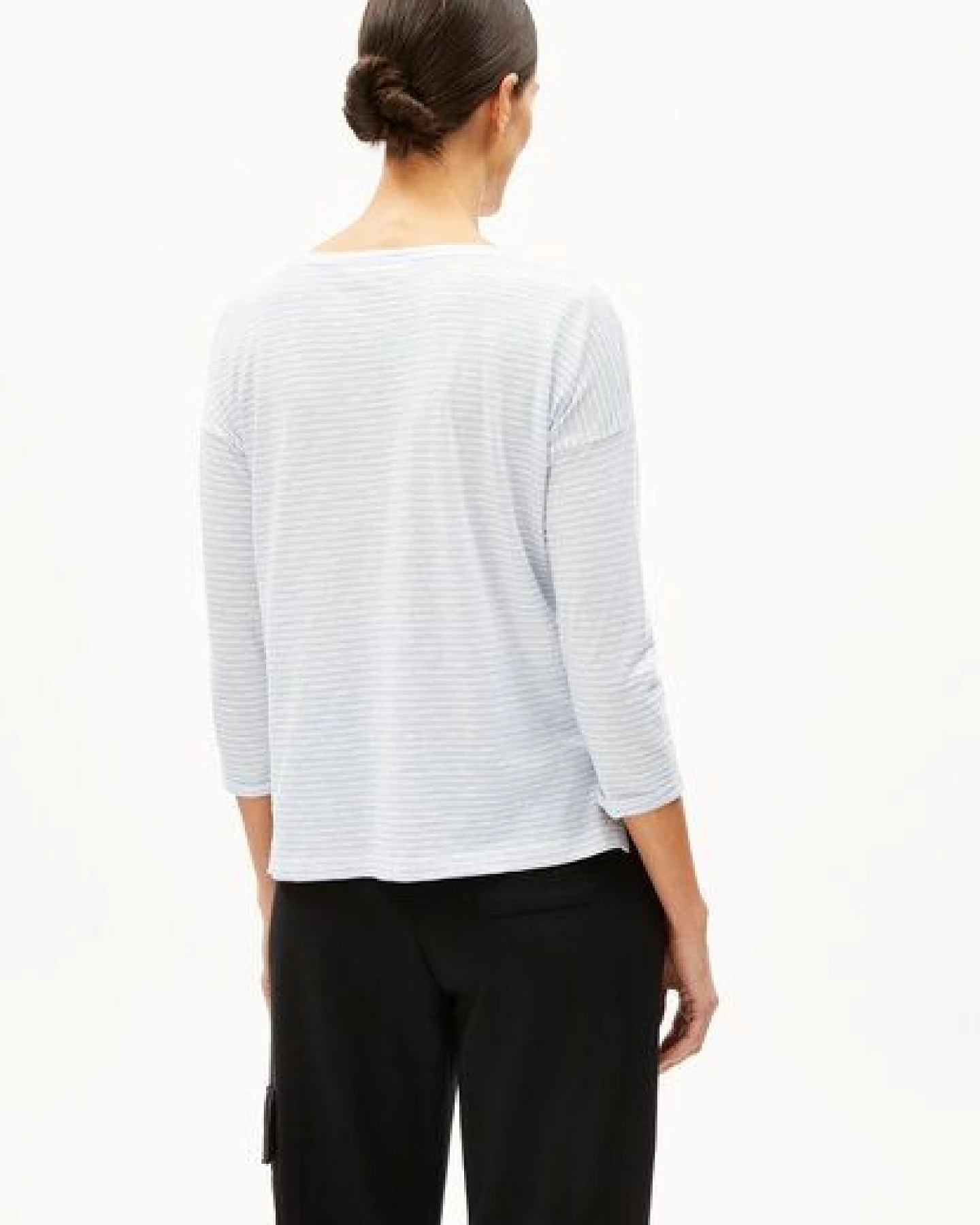 ARMEDANGELS SIANAA LOVELY STRIPES - Damen Longsleeve Oversized Fit aus Bio-Baumwolle – Ansicht 2