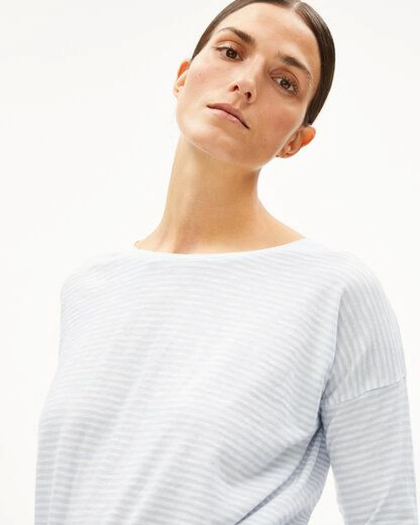 ARMEDANGELS SIANAA LOVELY STRIPES - Damen Longsleeve Oversized Fit aus Bio-Baumwolle – Ansicht 3