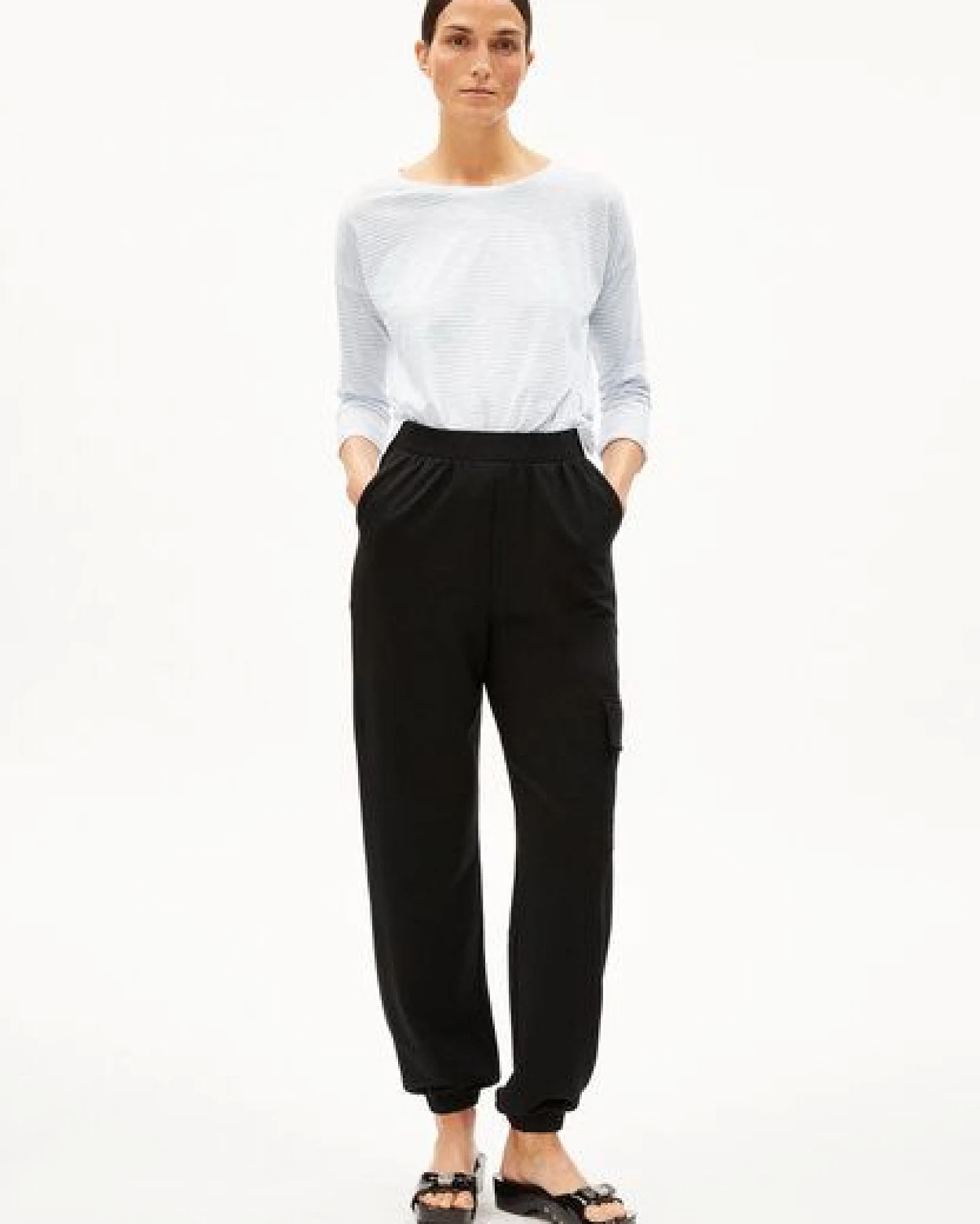 ARMEDANGELS SIANAA LOVELY STRIPES - Damen Longsleeve Oversized Fit aus Bio-Baumwolle – Ansicht 4