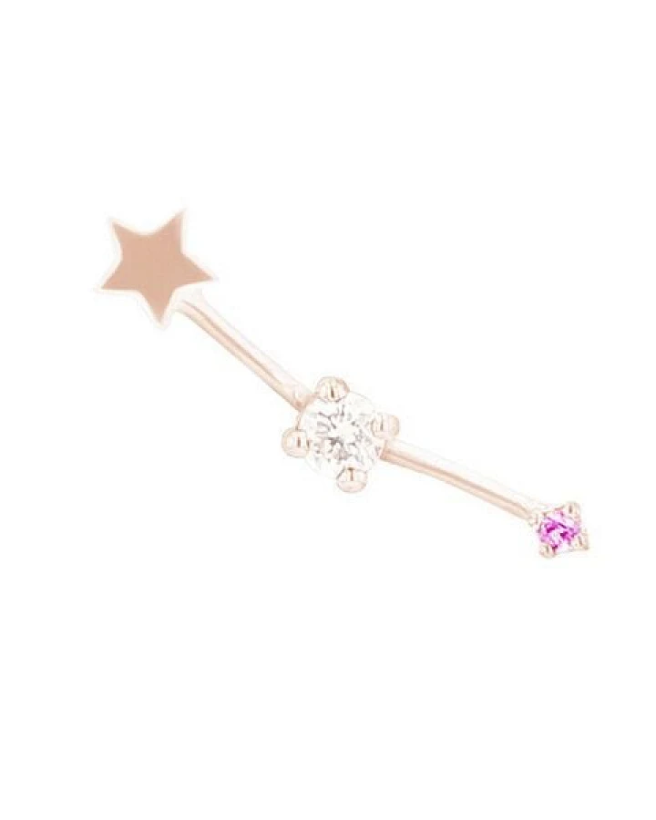 Eppi Goldener Ohrring mit Sternzeichen Aries