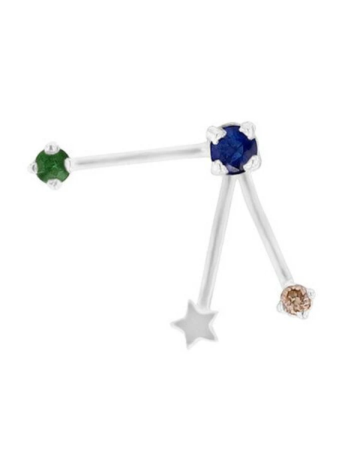 Eppi Goldener Ohrring mit Sternzeichen Taurus