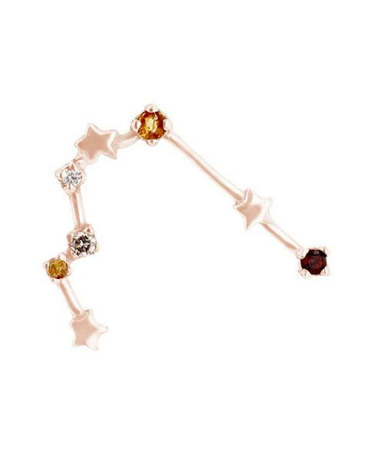 Eppi Goldener Ohrring mit Sternzeichen Gemini