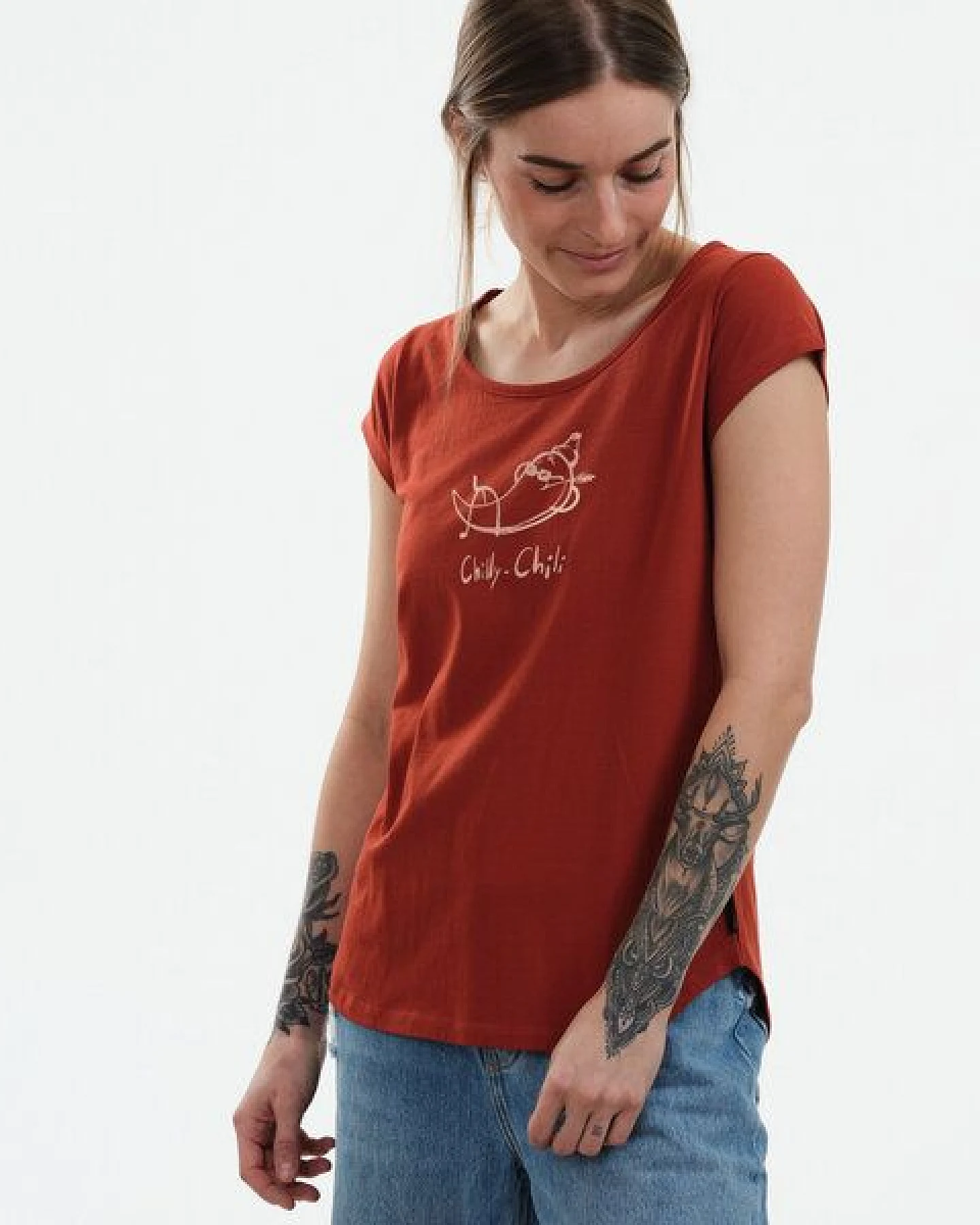 GARY MASH Shirt Asheville Chilly Chili aus Bio-Baumwolle – Ansicht 2
