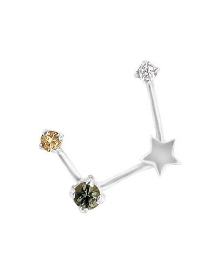 Eppi Goldener Ohrring mit Sternzeichen Virgo