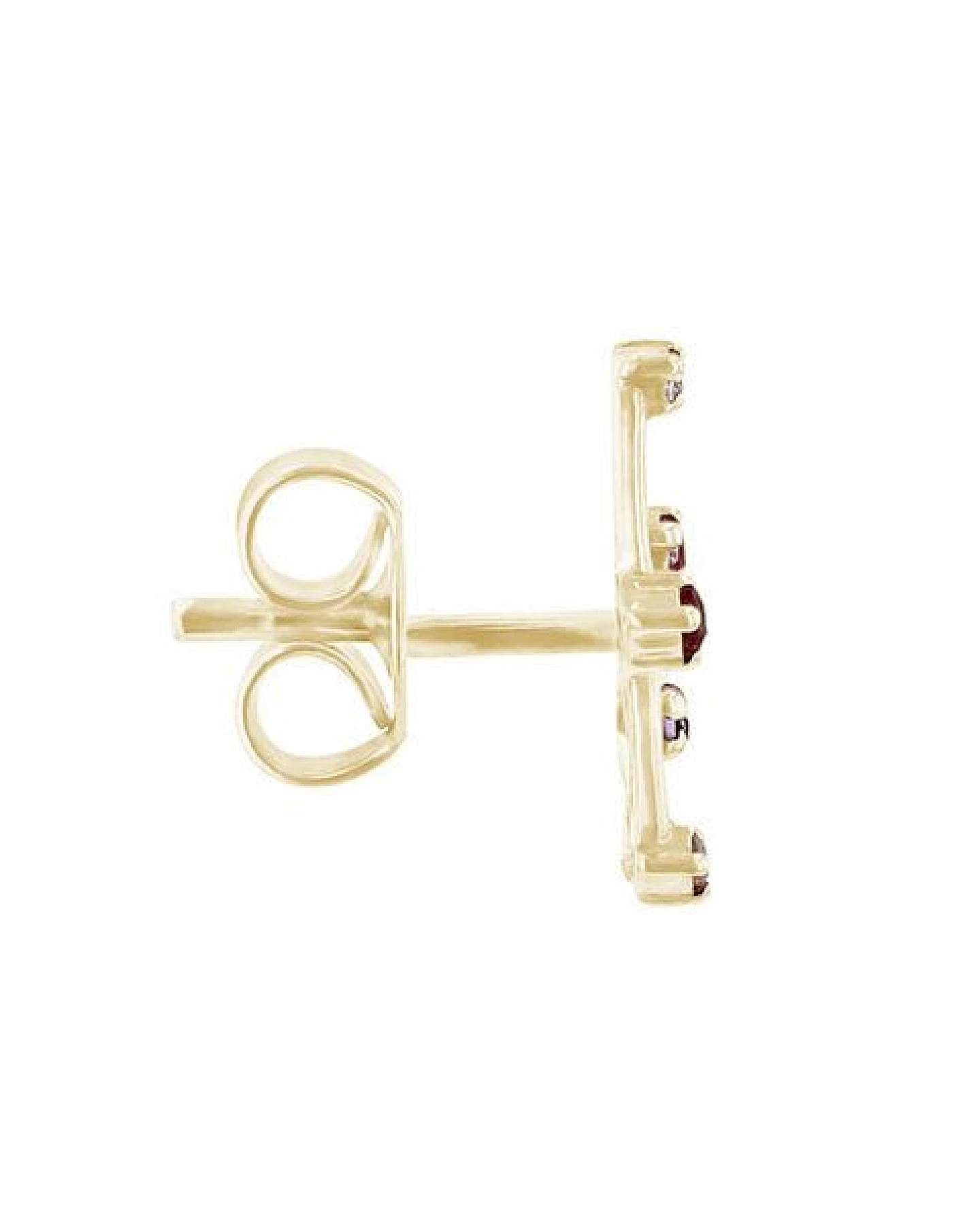 Eppi Goldener Ohrring mit Sternzeichen Sagittarius – Ansicht 2