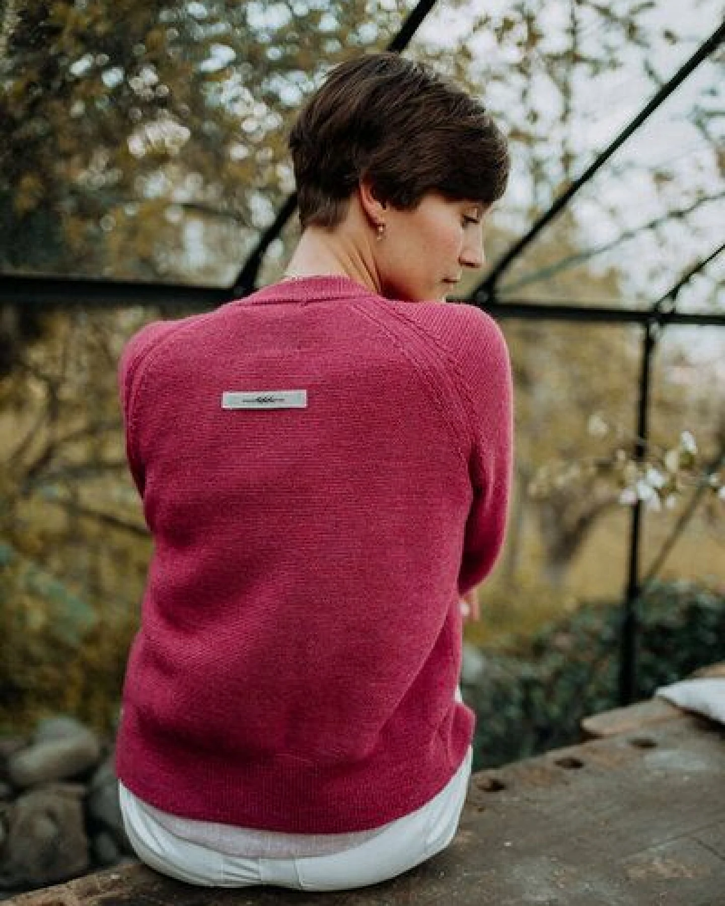 Grenz/gang Strick Cardigan ELEONORA_ Zero Waste aus Schurwolle (kbT) – Ansicht 2