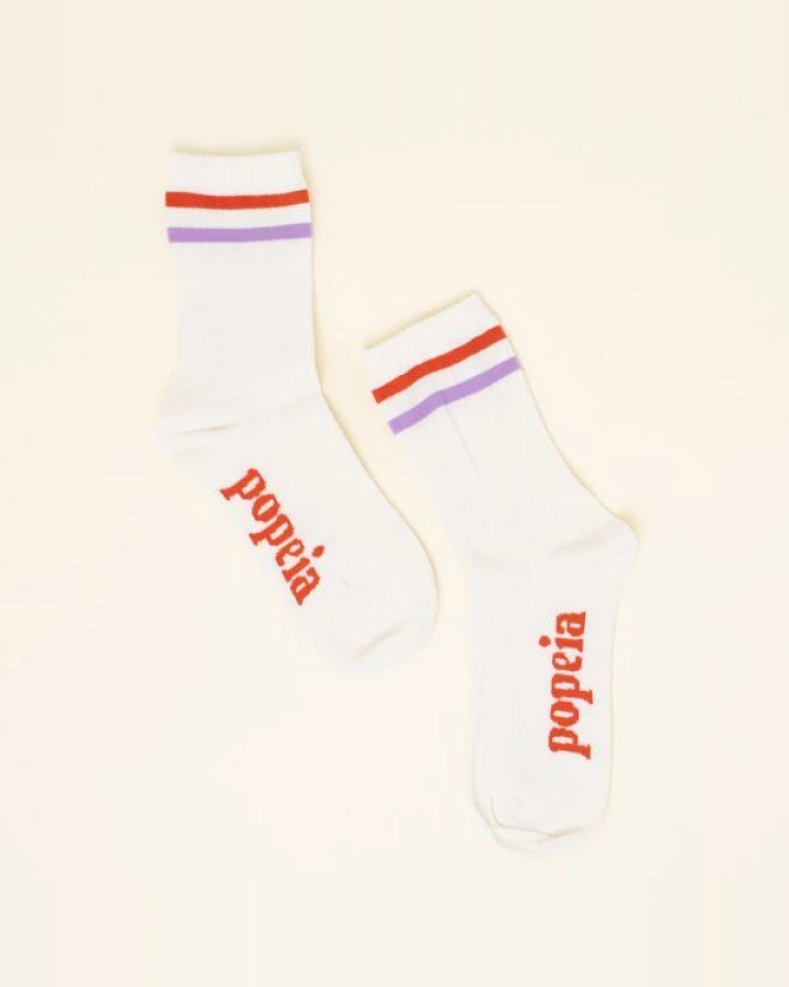 Socken weiß/natur "popeia" - The Sporty