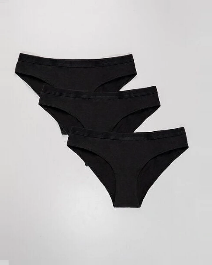 Honest Basics Damen Slips 3er-Pack aus Bio-Baumwolle