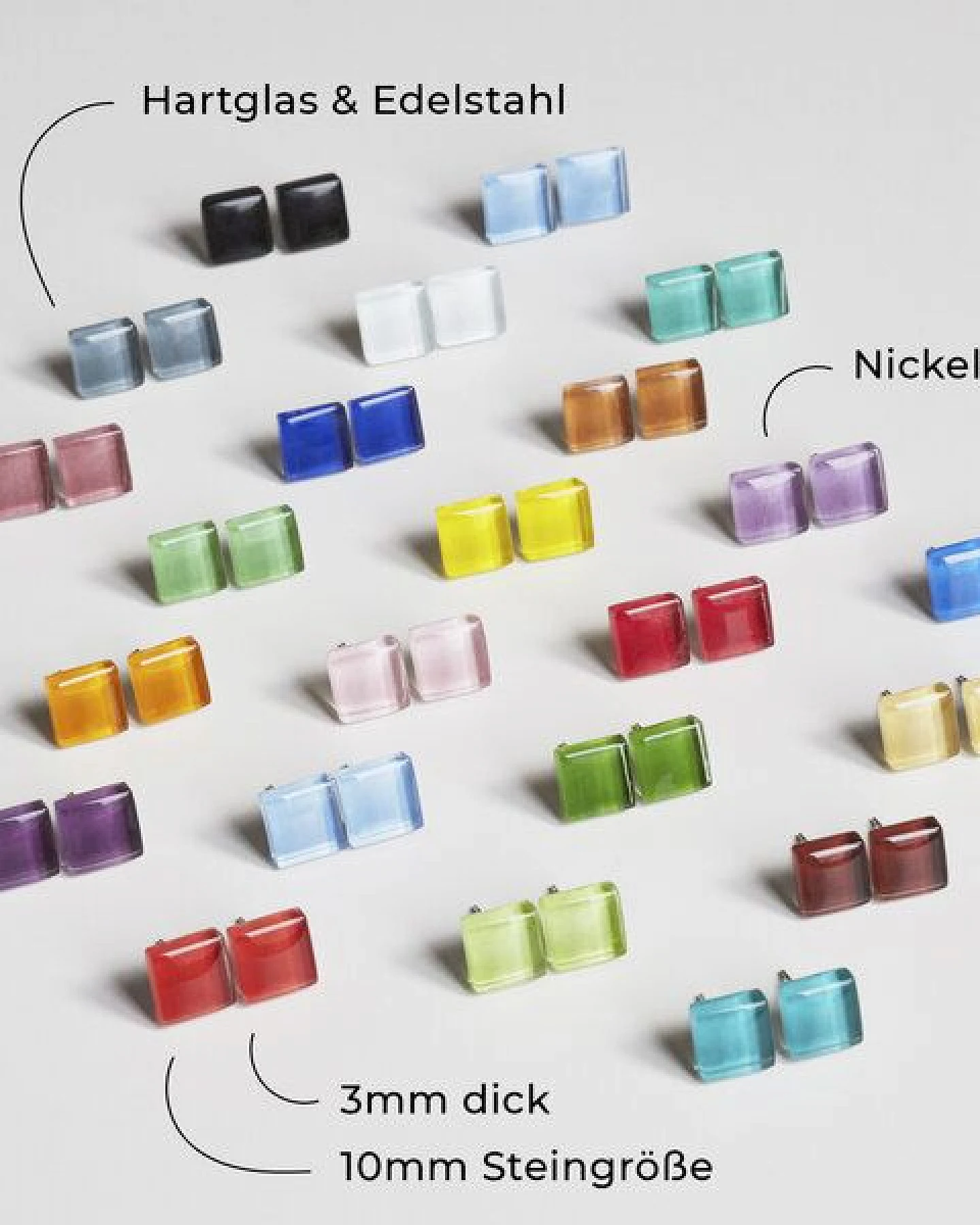 ALEXASCHA Support Ukraine Ohrstecker in Gelb Blau 50% Spendenaktion – Ansicht 4