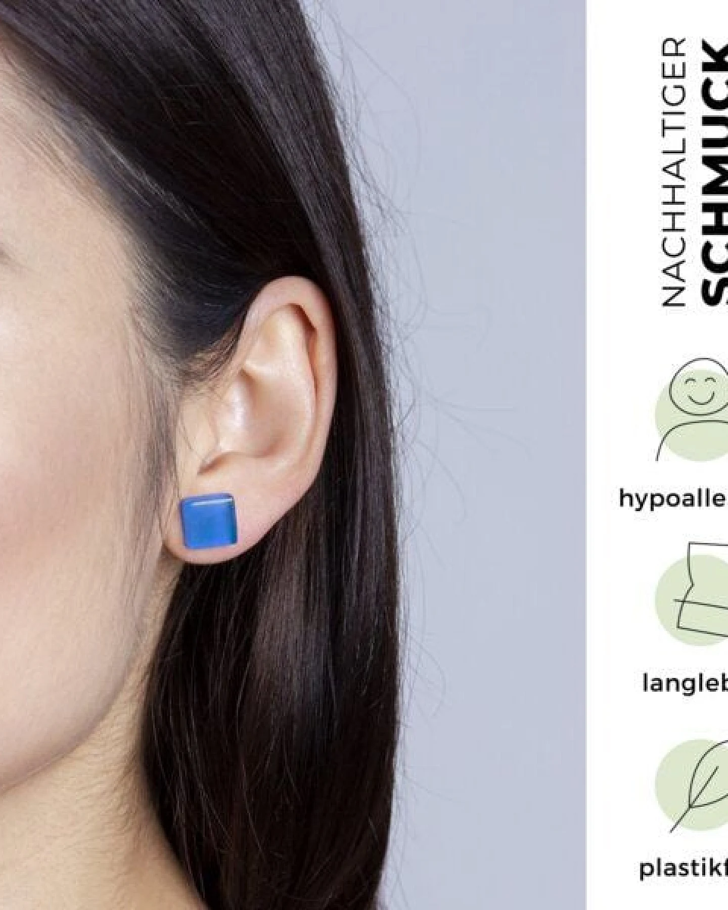 ALEXASCHA Support Ukraine Ohrstecker in Gelb Blau 50% Spendenaktion – Ansicht 3
