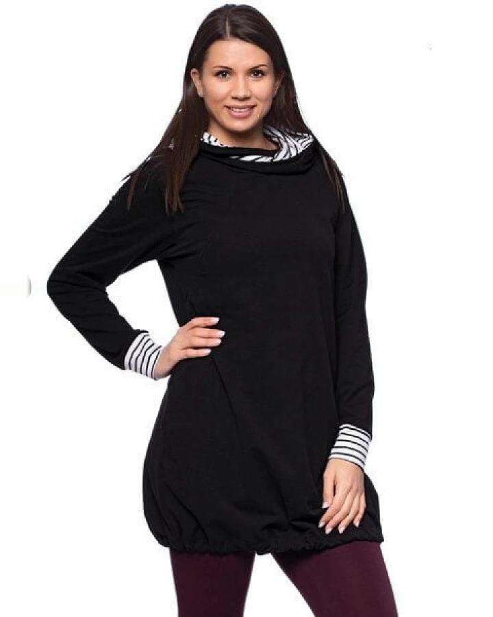 Milchshake FRIEDA kuschelweiches Umstands-Stillhoodiekleid aus Bio Baumwolle