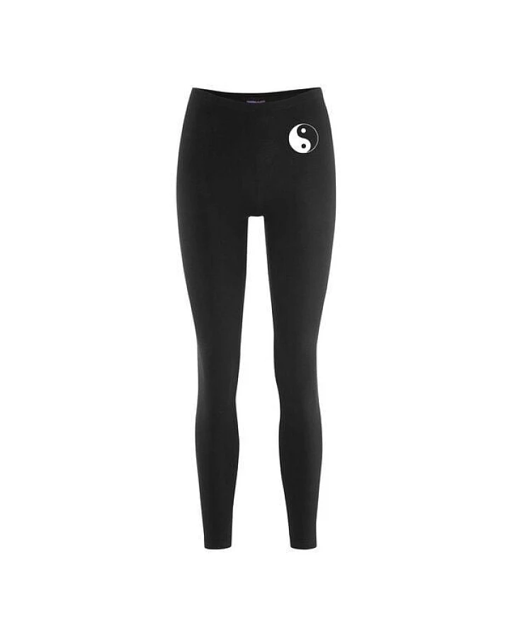 HANDGEDRUCKT Leggings aus Biobaumwolle " YingYang"