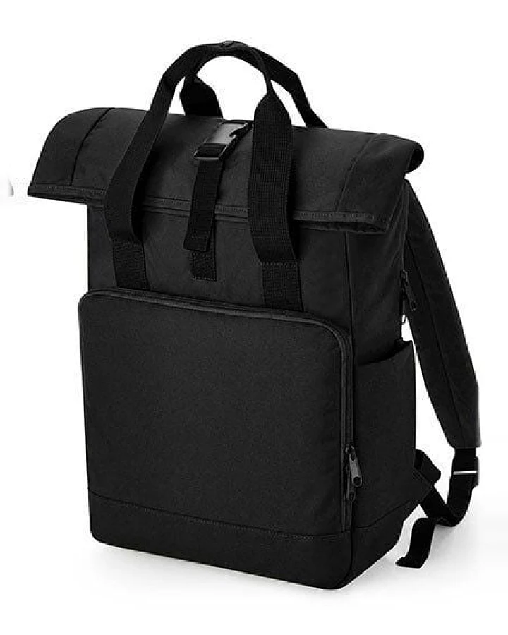 BagBase Recycled Twin Handle Roll-Top Backpack Rucksack und Handtasche in einem