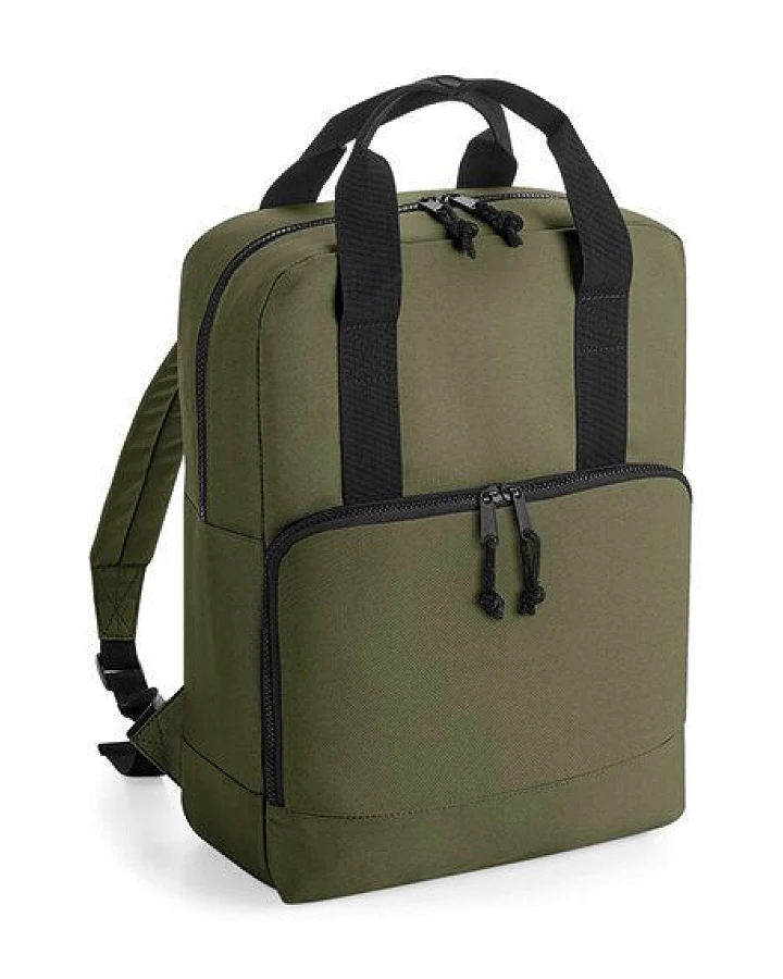 BagBase Recycled Twin Handle Kühltasche, Rucksack oder Tragetasche Thermo Backpack