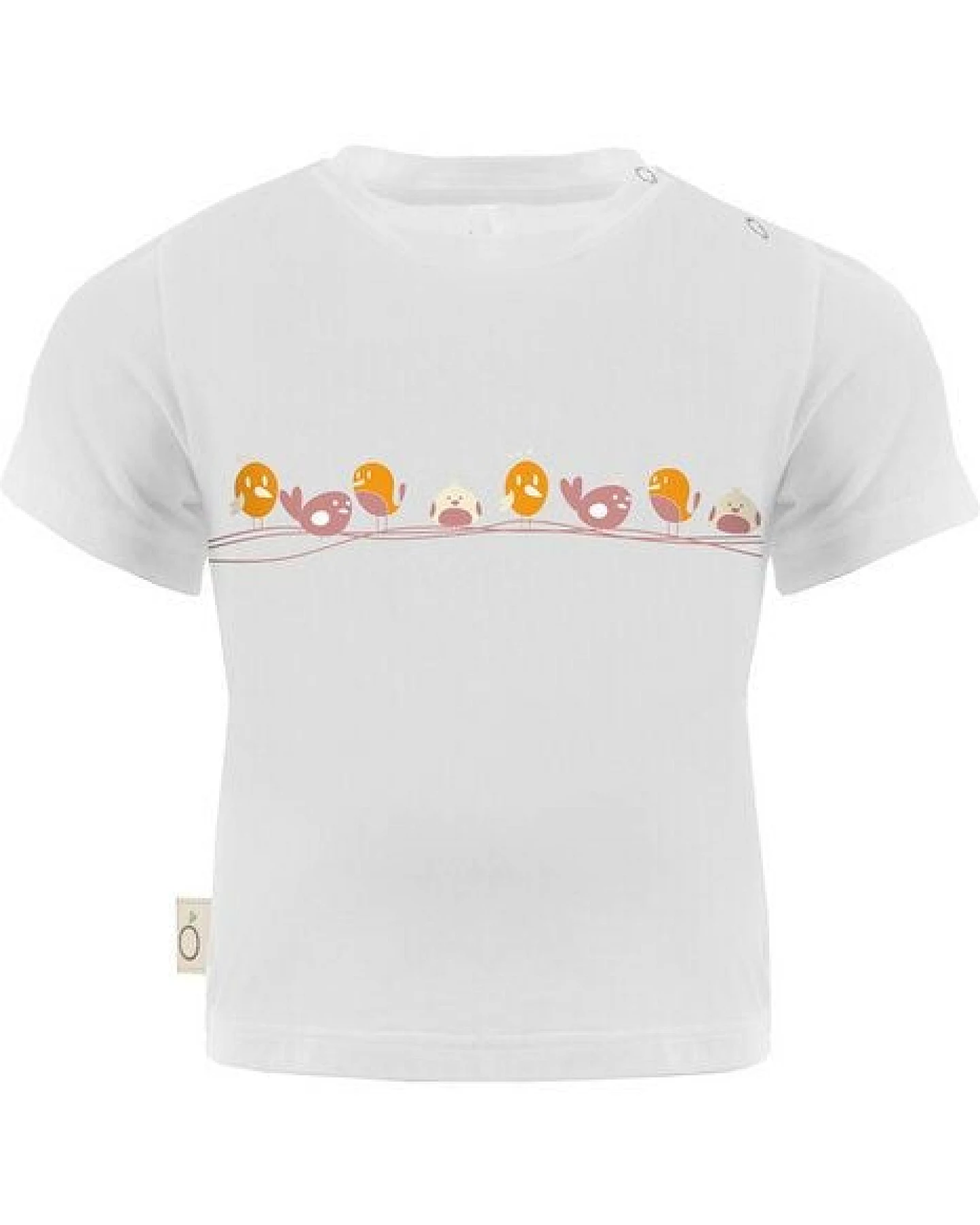 CORA happywear Alex Baby T-Shirt aus umweltfreundliche Eukalyptus Faser| Vögel – Ansicht 2
