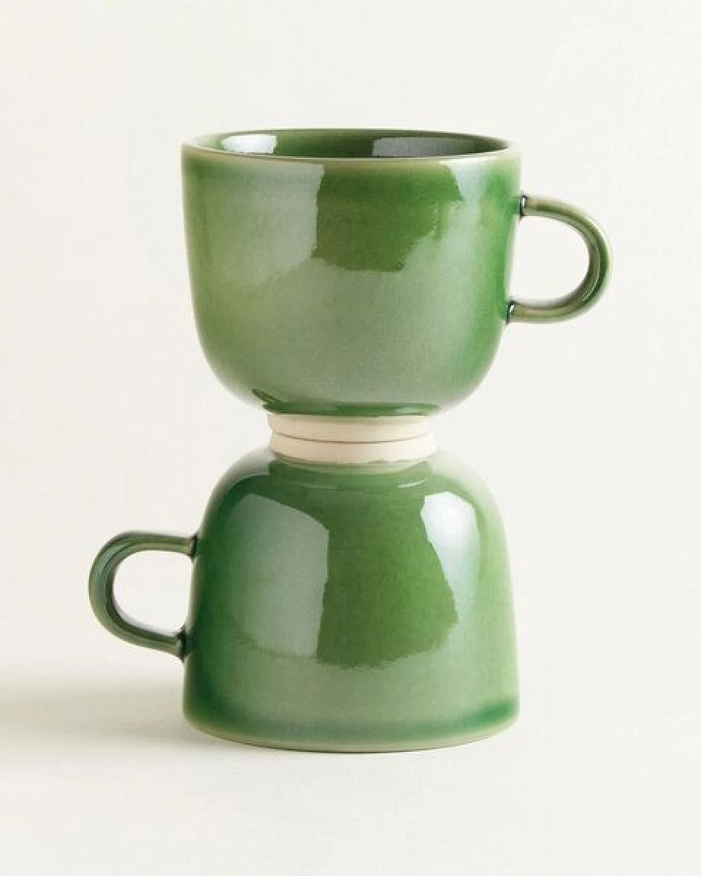 onomao Handgemachte Große Tasse aus Steinzeug – Ansicht 2