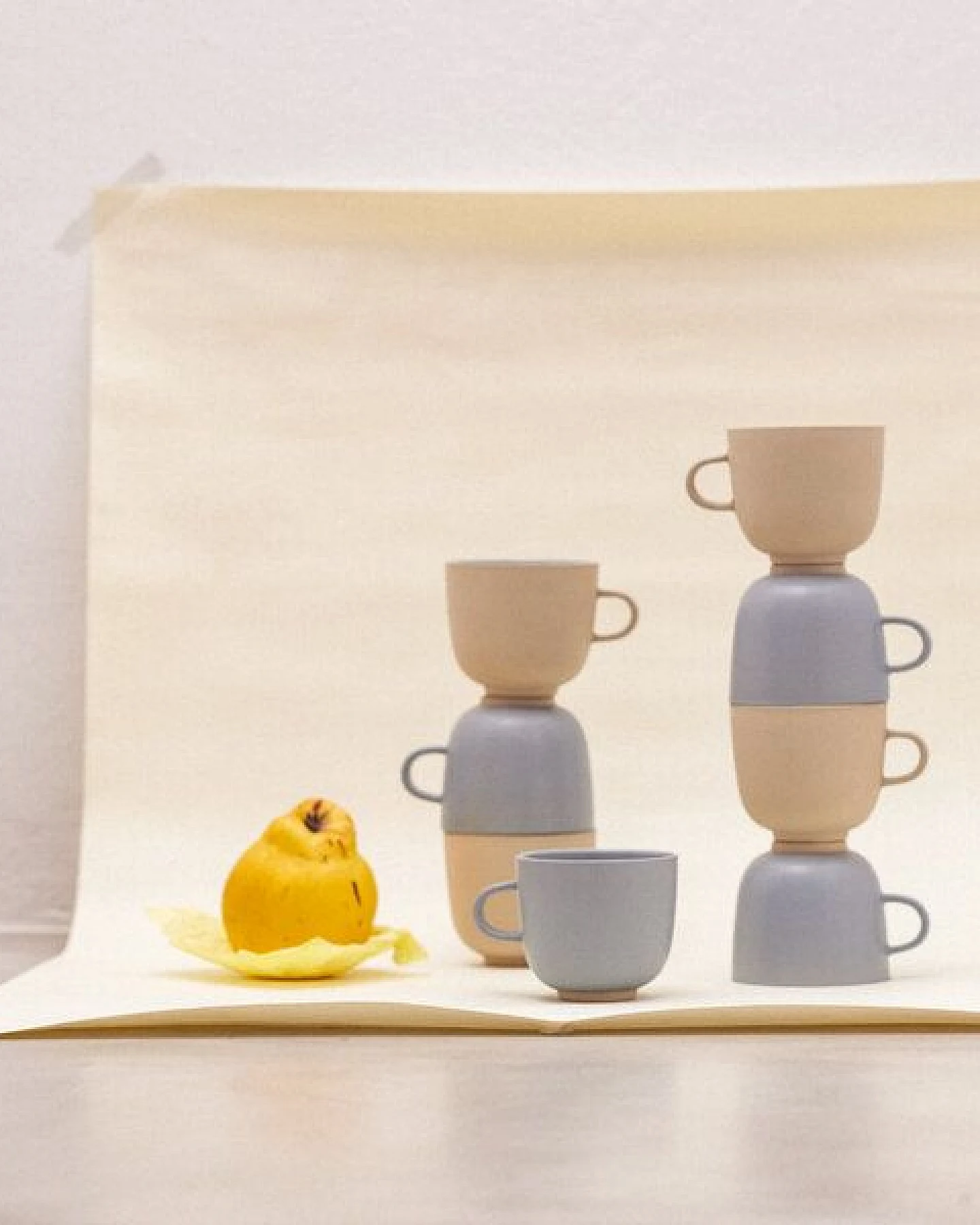 onomao Handgemachte Große Tasse aus Steinzeug – Ansicht 2