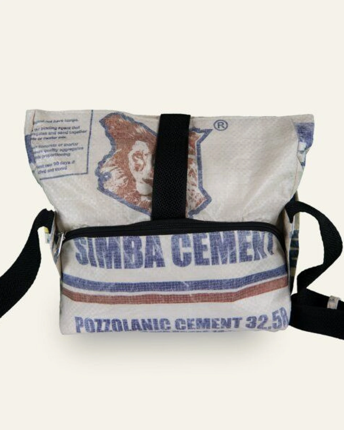 Nyuzi Blackwhite Upcycling Crossbodybag – Ansicht 4
