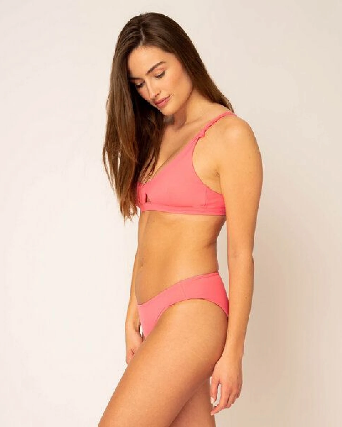 Woodlike Ocean Coral Bustier Top - Uni – Ansicht 2