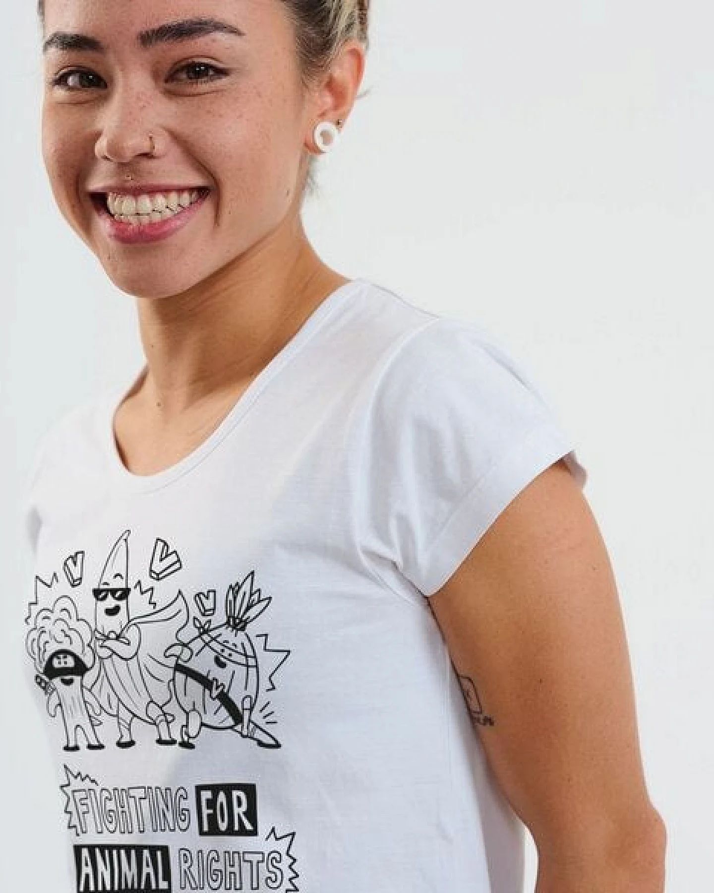 GARY MASH Shirt Asheville Fighting for Animal Rights aus Bio-Baumwolle – Ansicht 4