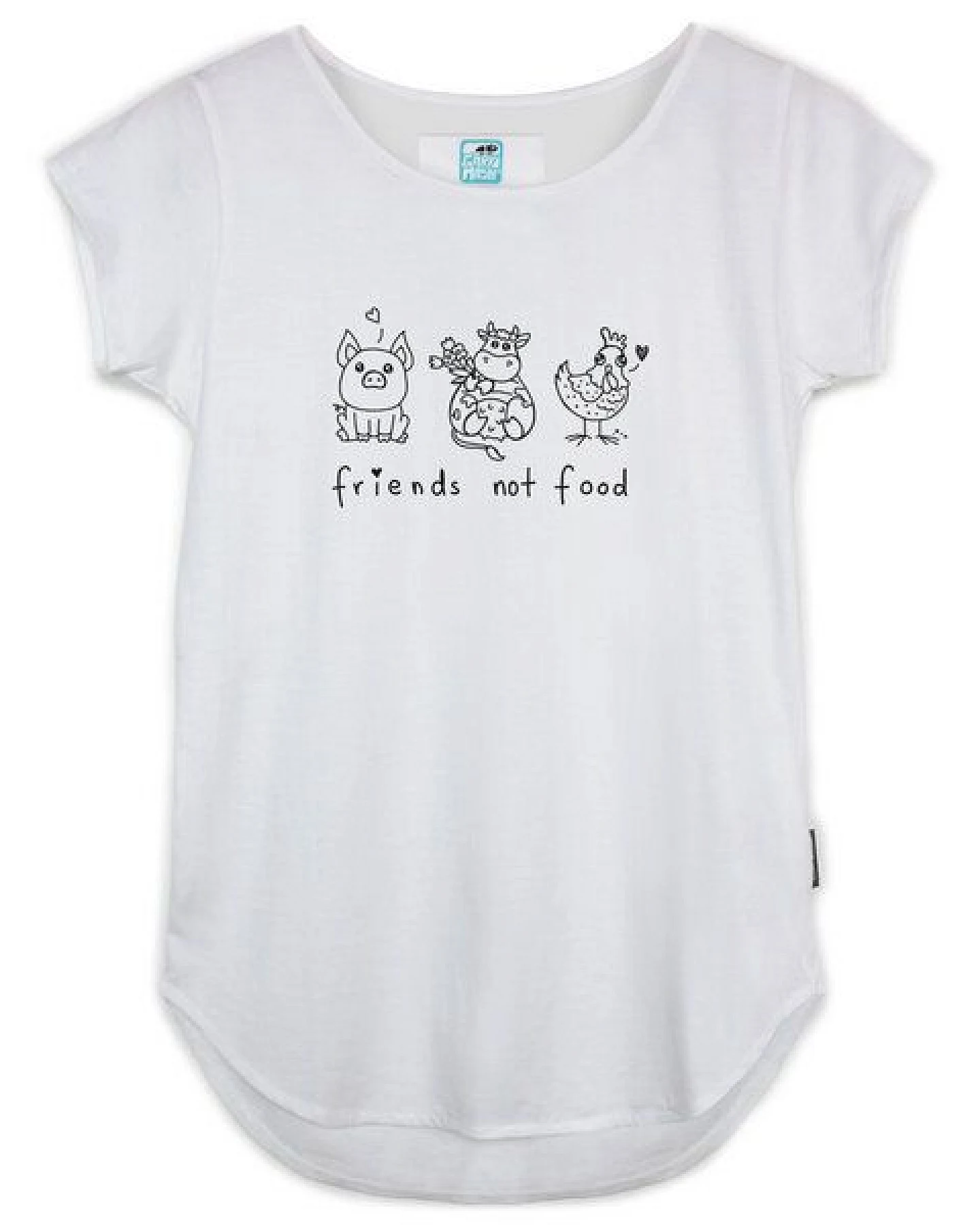 GARY MASH Shirt Asheville Friends not Food aus Bio-Baumwolle – Ansicht 2