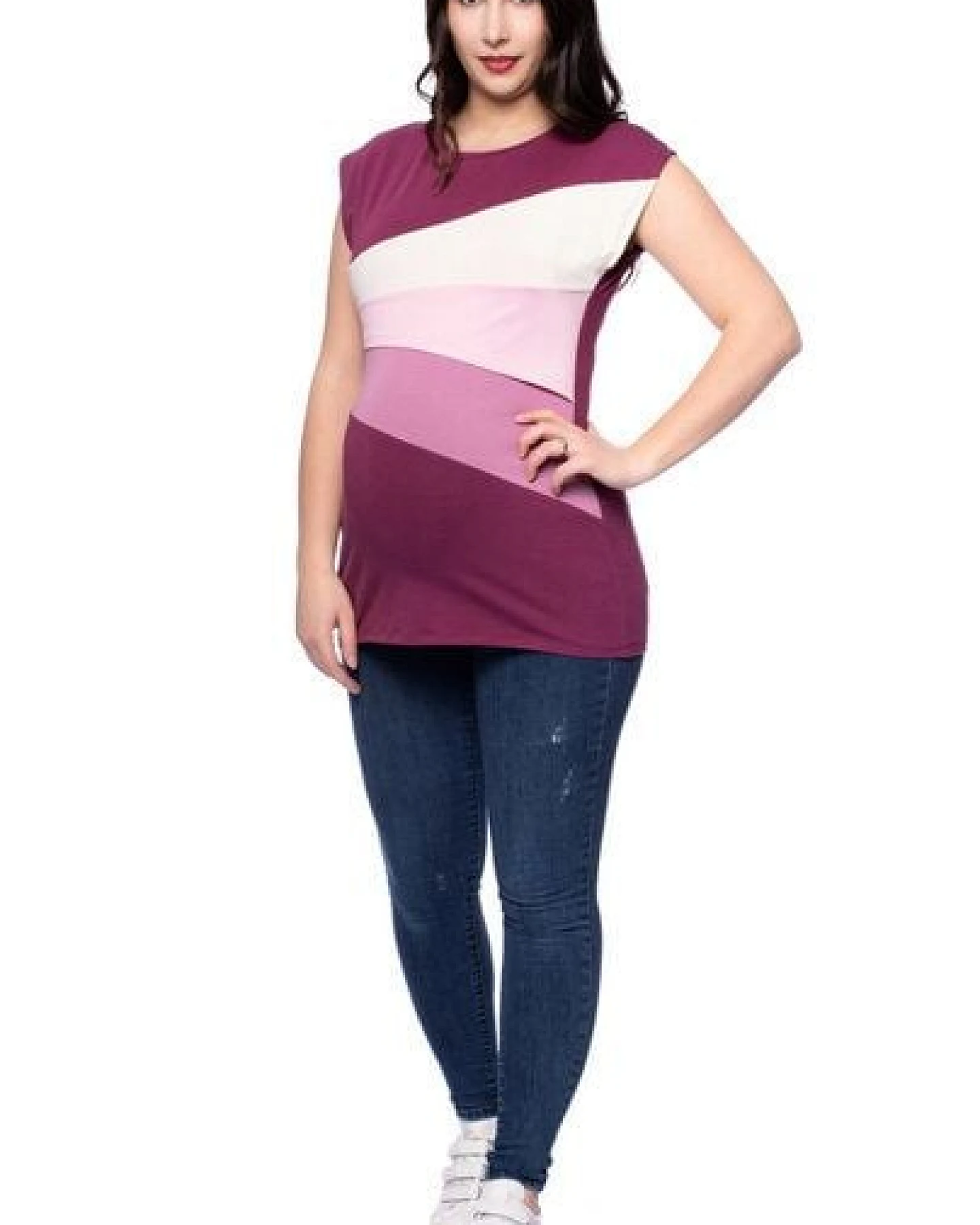 Milchshake KYRA Umstands-und Stillshirt kurzarm aus Bio Baumwolle (Summer Edition) – Ansicht 3