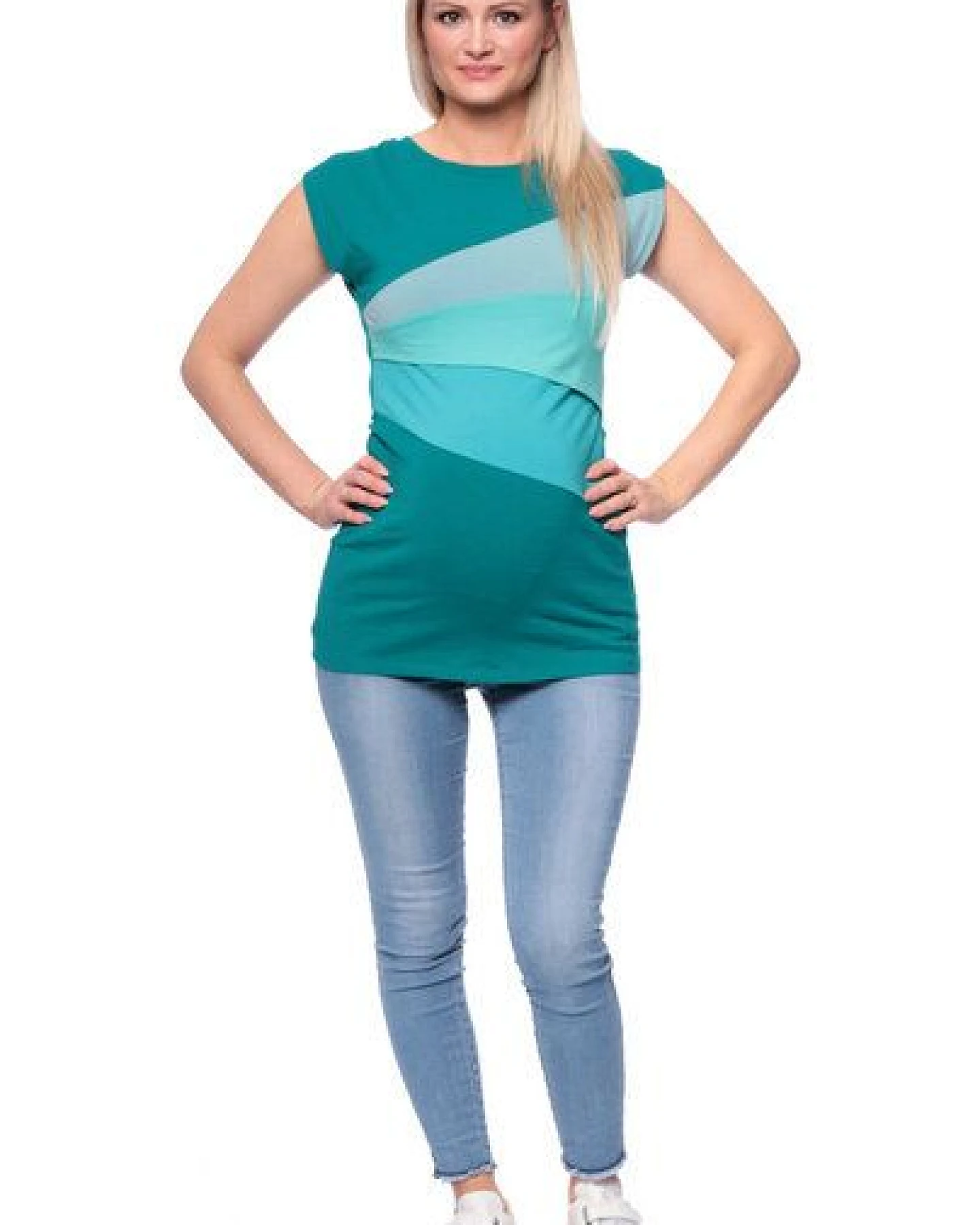 Milchshake KYRA Umstands-und Stillshirt kurzarm aus Bio Baumwolle (Summer Edition) – Ansicht 2