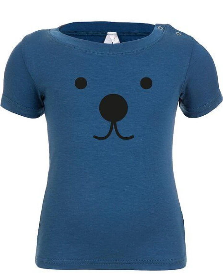 CORA happywear Alex Baby T-Shirt aus umweltfreundliche Eukalyptus Faser| Augen