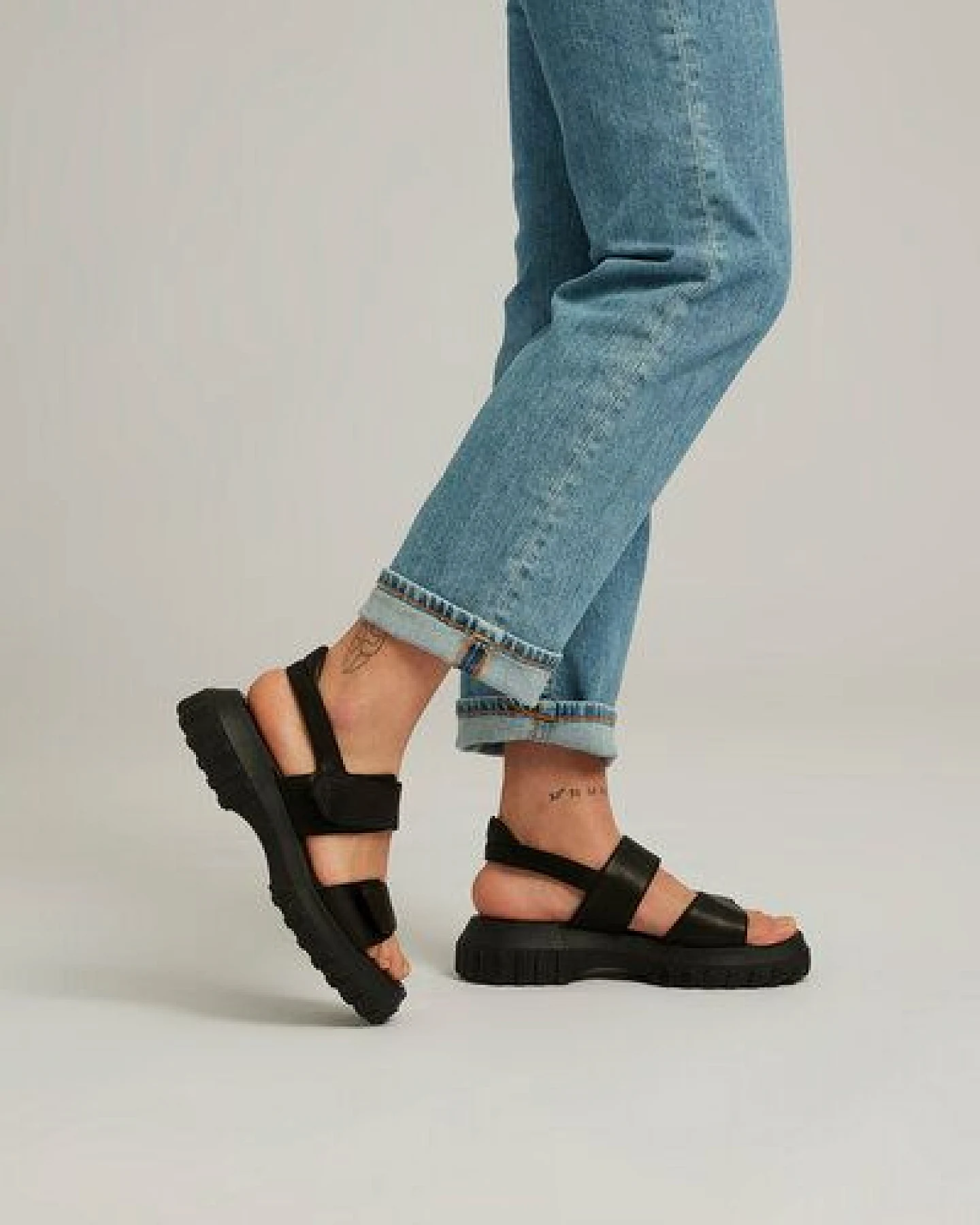 Addition Sustainable Apparel Sandalen aus Bio-Leder – Ansicht 2