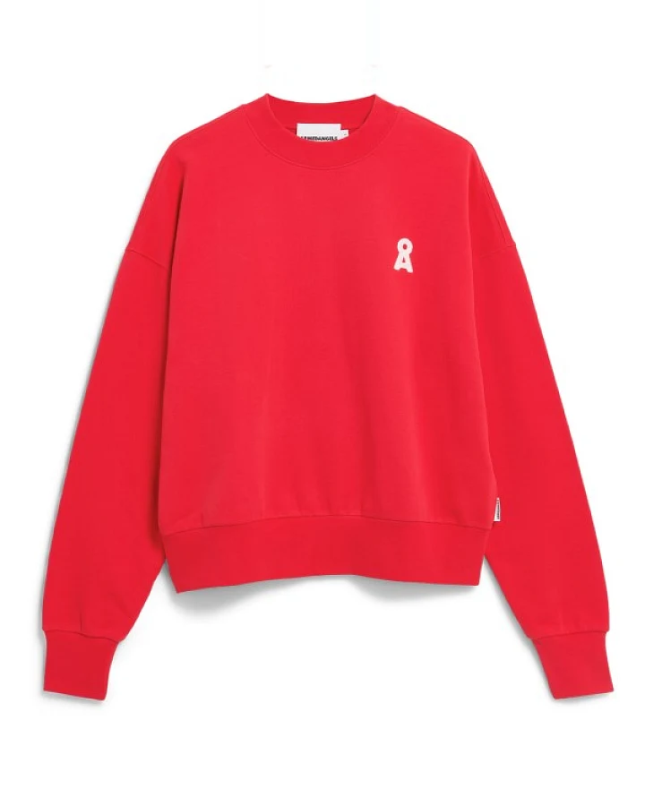 Produktseite: ARMEDANGELS - Women's Iconic Å Alizaa Sweat - Pullover Gr XXL rot