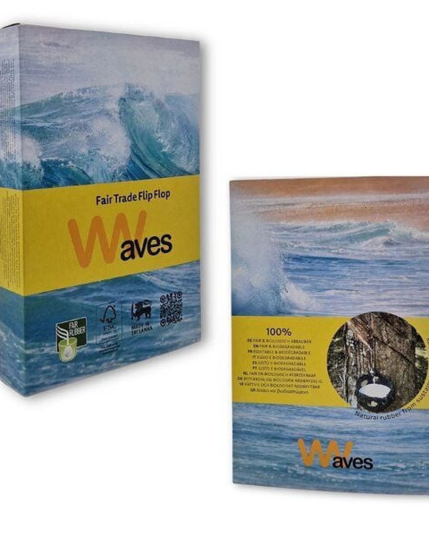 WAVES Flip Flops - Zehentrenner 100 % Naturkautschuk – Ansicht 4
