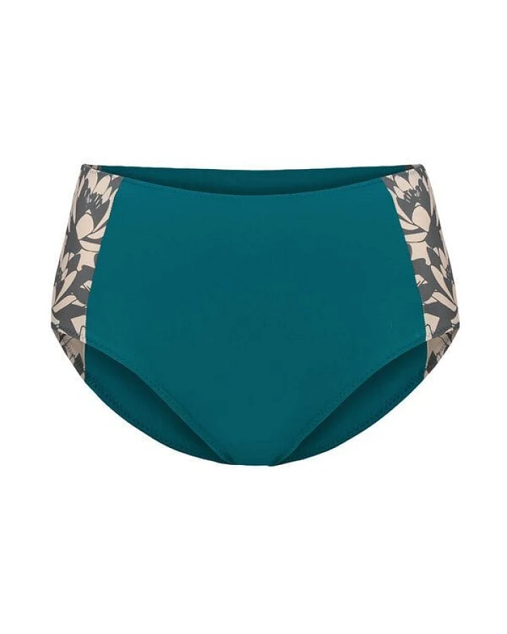 bleed ECONYL® Midwaist Bikini Hose Petrol