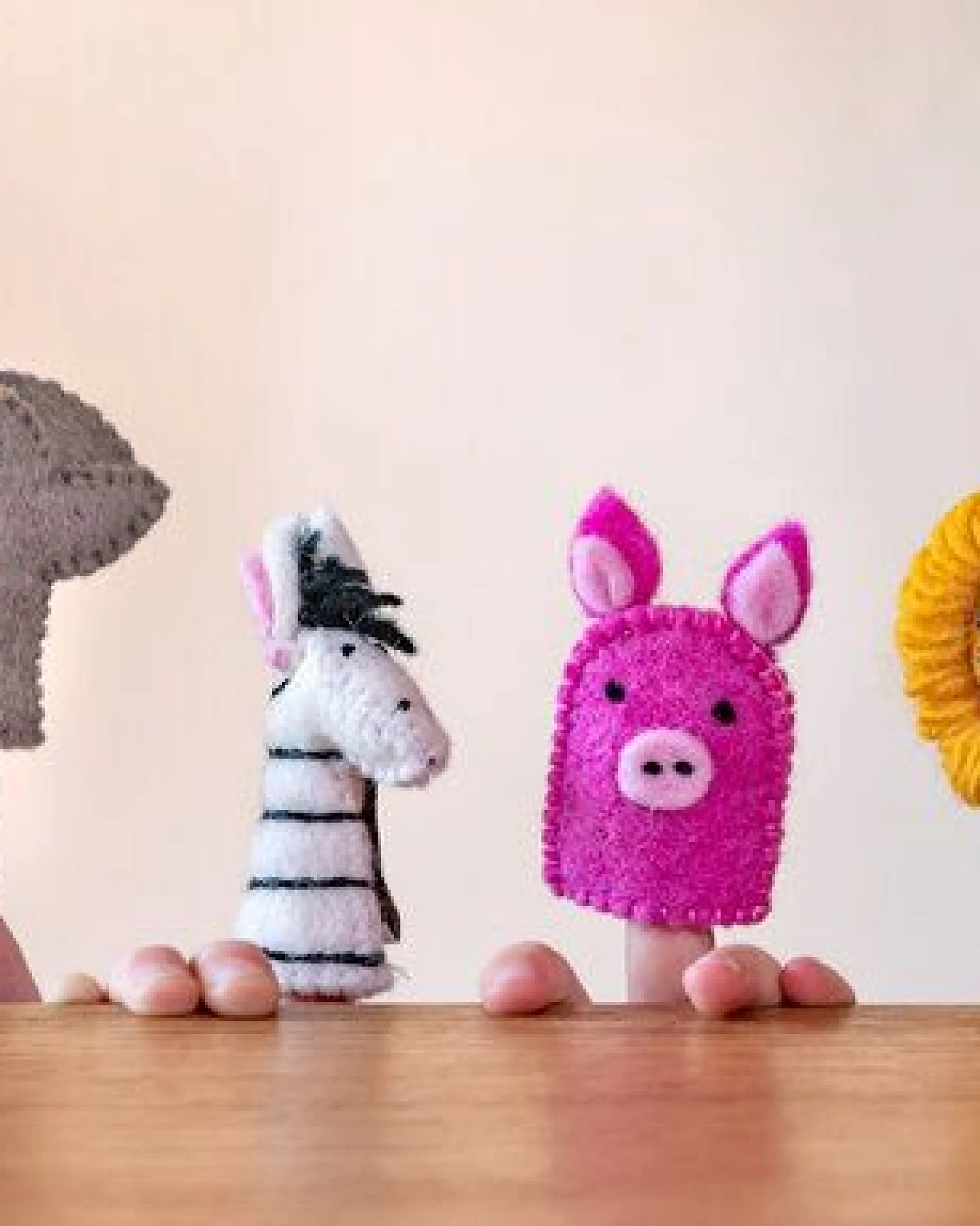 naturling Filz Fingerpuppen Set aus 100% Schurwolle – Ansicht 2