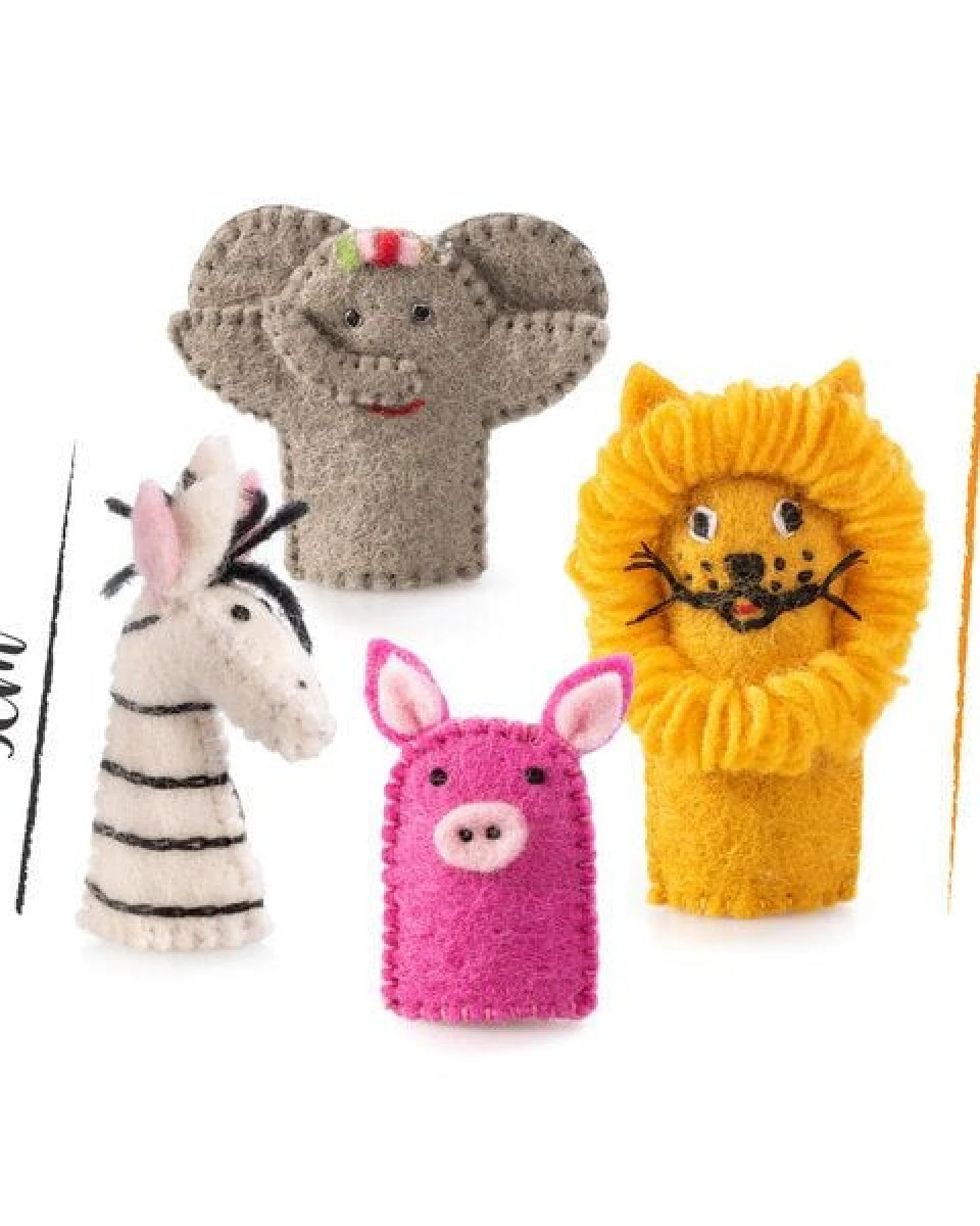naturling Filz Fingerpuppen Set aus 100% Schurwolle – Ansicht 3