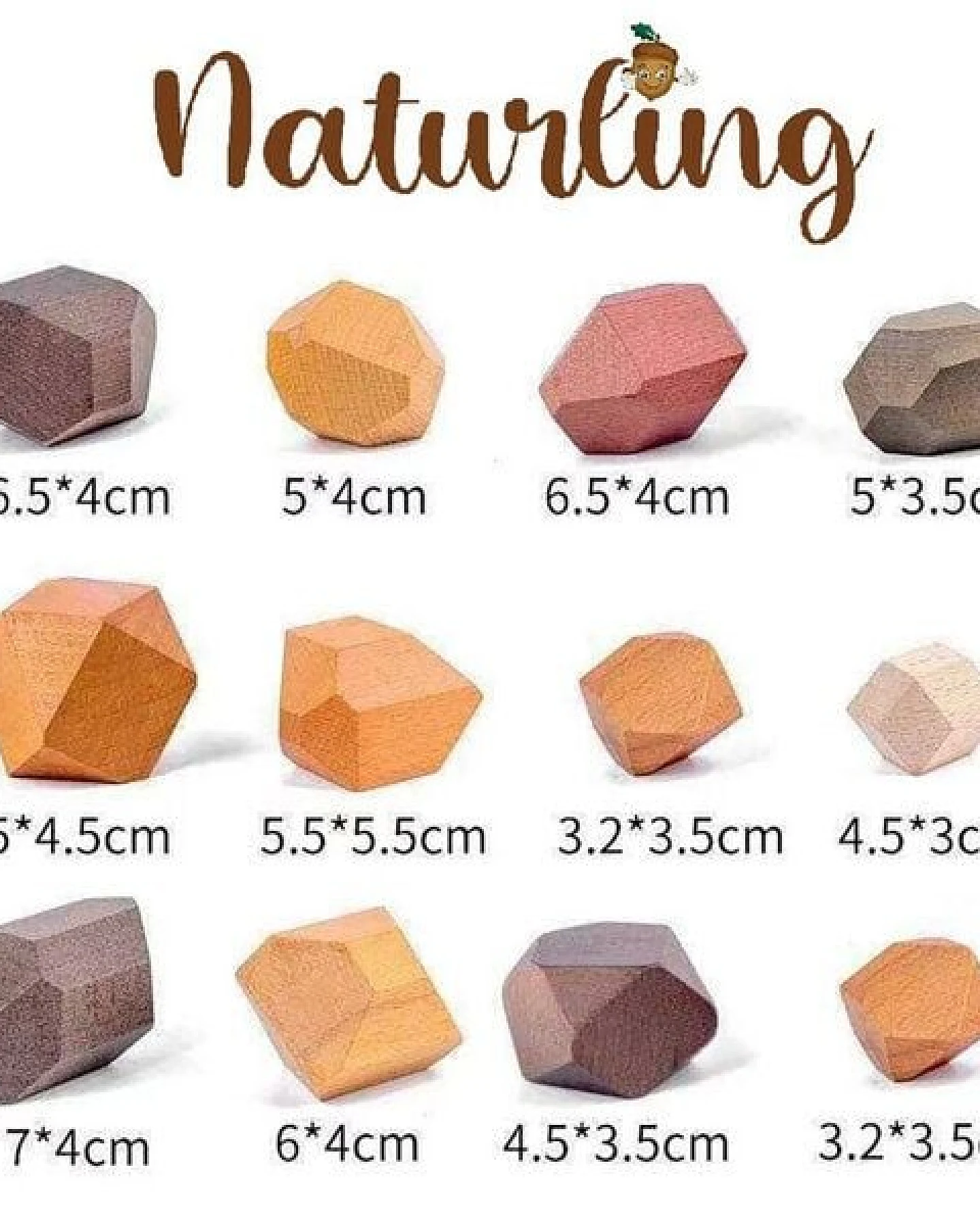 naturling Holz Balancier Stapelsteine Set – Ansicht 2