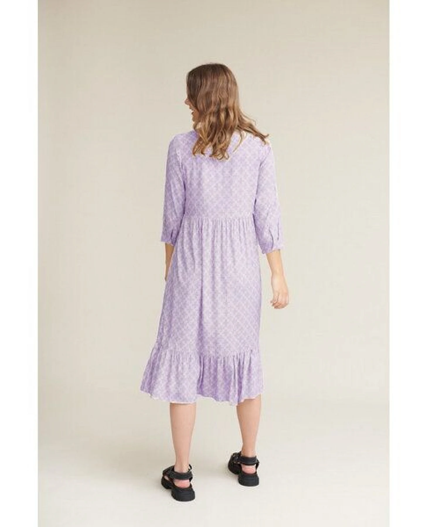 Basic Apparel Kleid NELLA mit feinem Muster – Ansicht 2