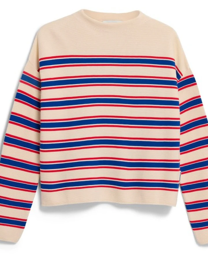 ARMEDANGELS - Women's Merinaa Stripes Knit Sweater - Pullover Gr XS bunt