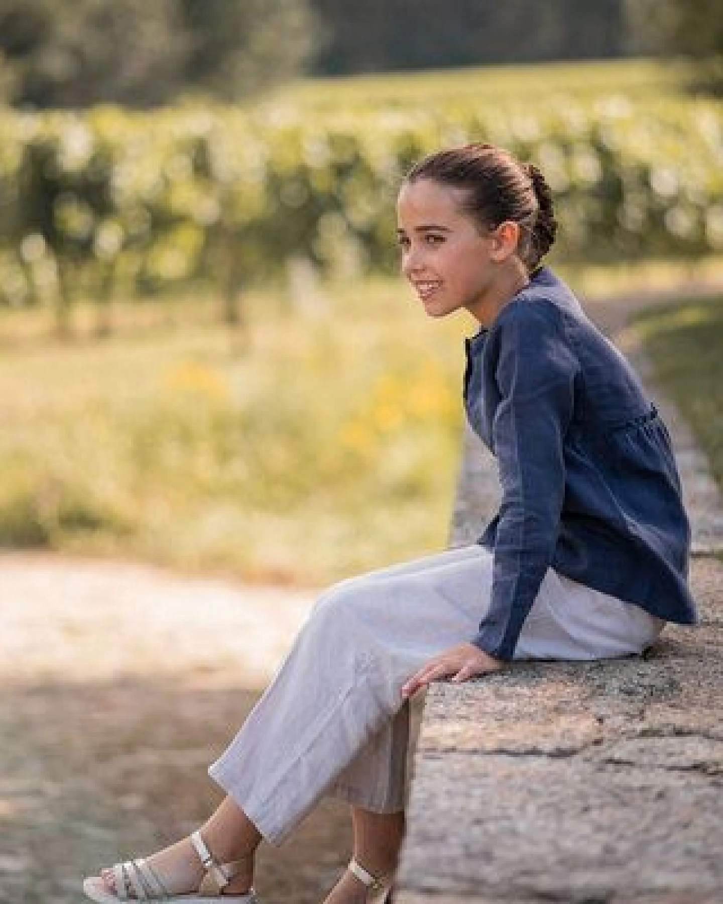 PETER JO Shirt Violet aus Leinen – Ansicht 4