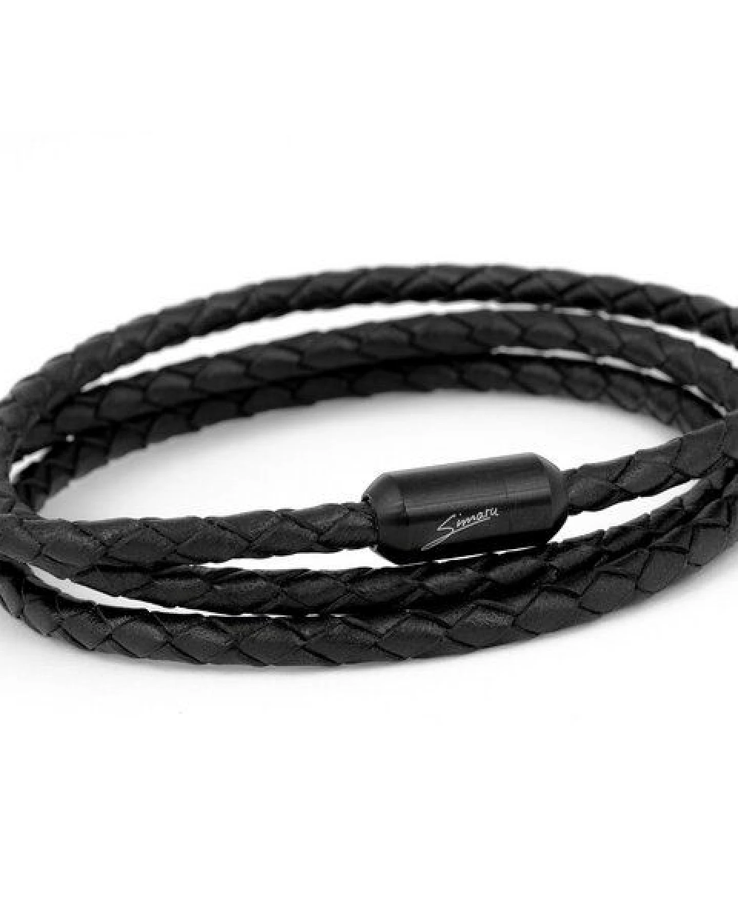 Simaru Echtleder- /Wickelarmband für Damen & Herren mit Magnetverschluss – Ansicht 2