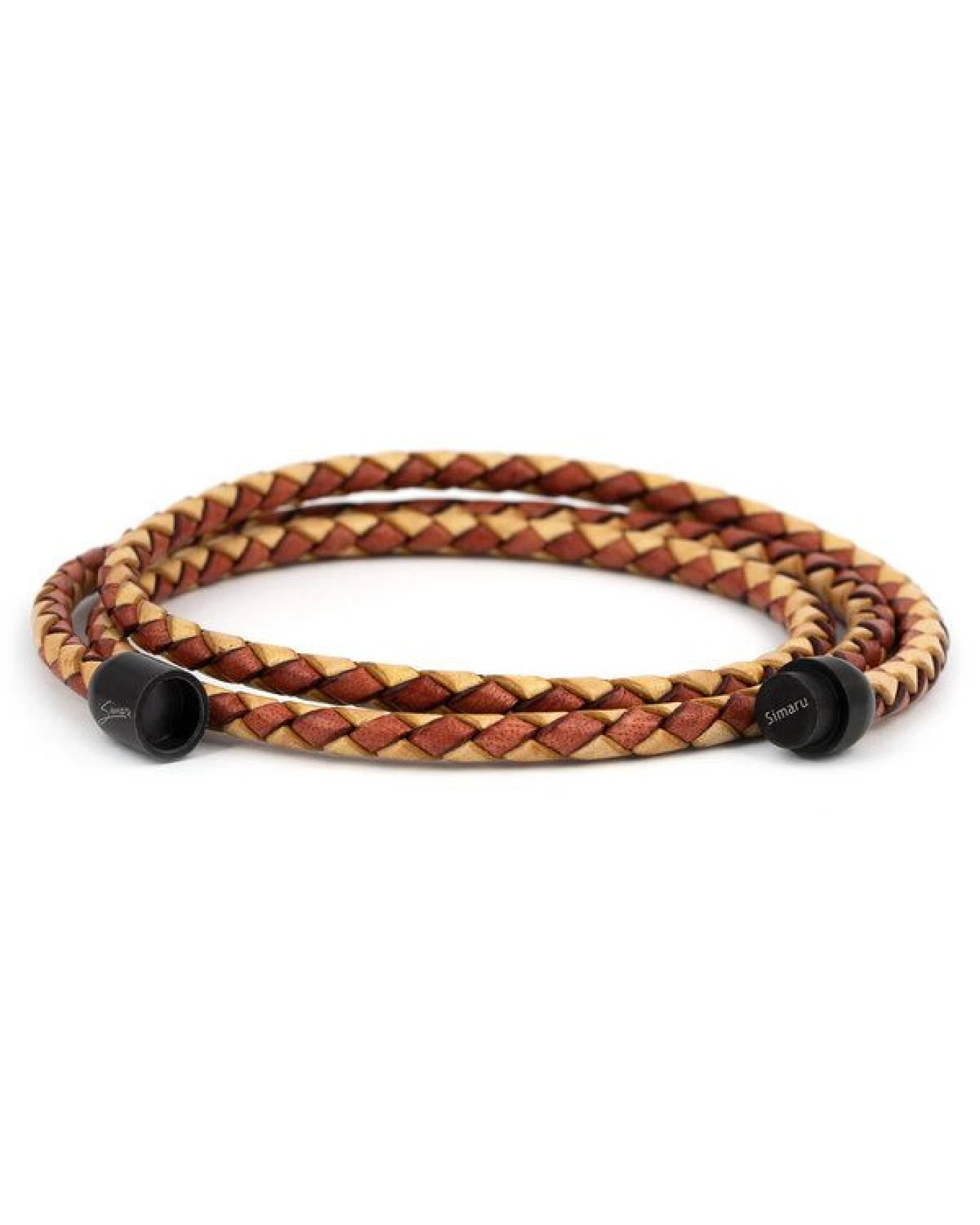 Simaru Echtleder- /Wickelarmband für Damen & Herren mit Magnetverschluss – Ansicht 4