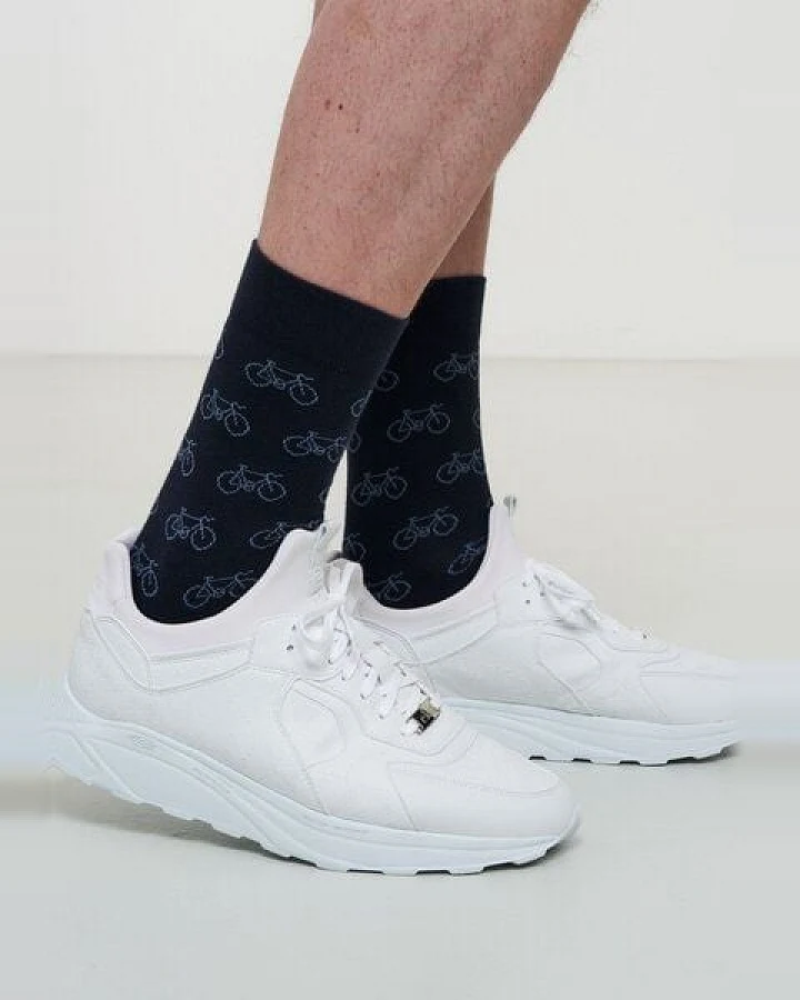 Socken aus Bio-Baumwoll Mix - ALMOND BIKES - recolution