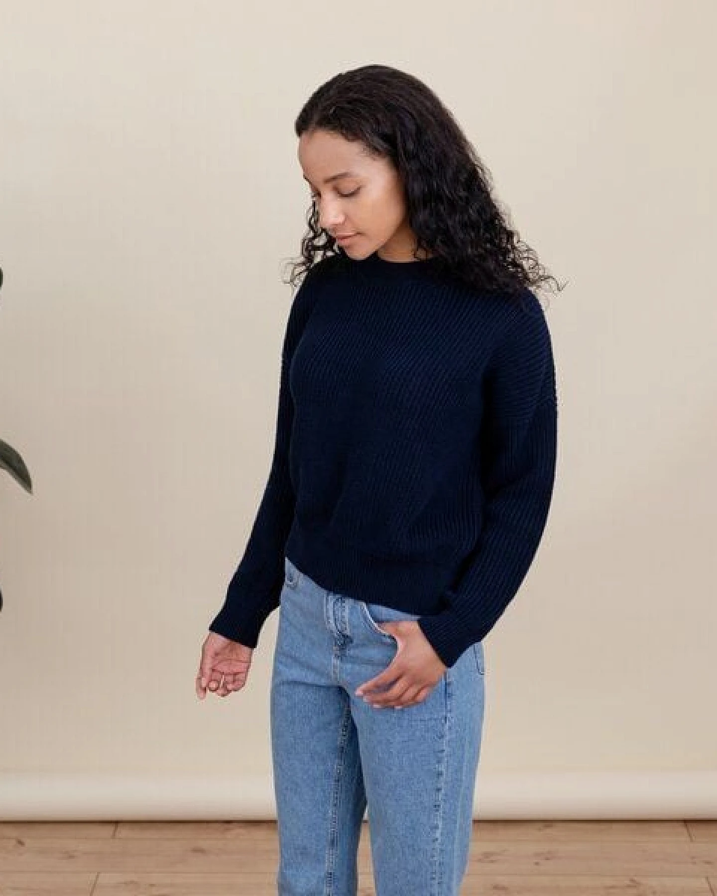 NORDLICHT Grobstrick Pullover aus 100% Baumwolle MARA – Ansicht 3