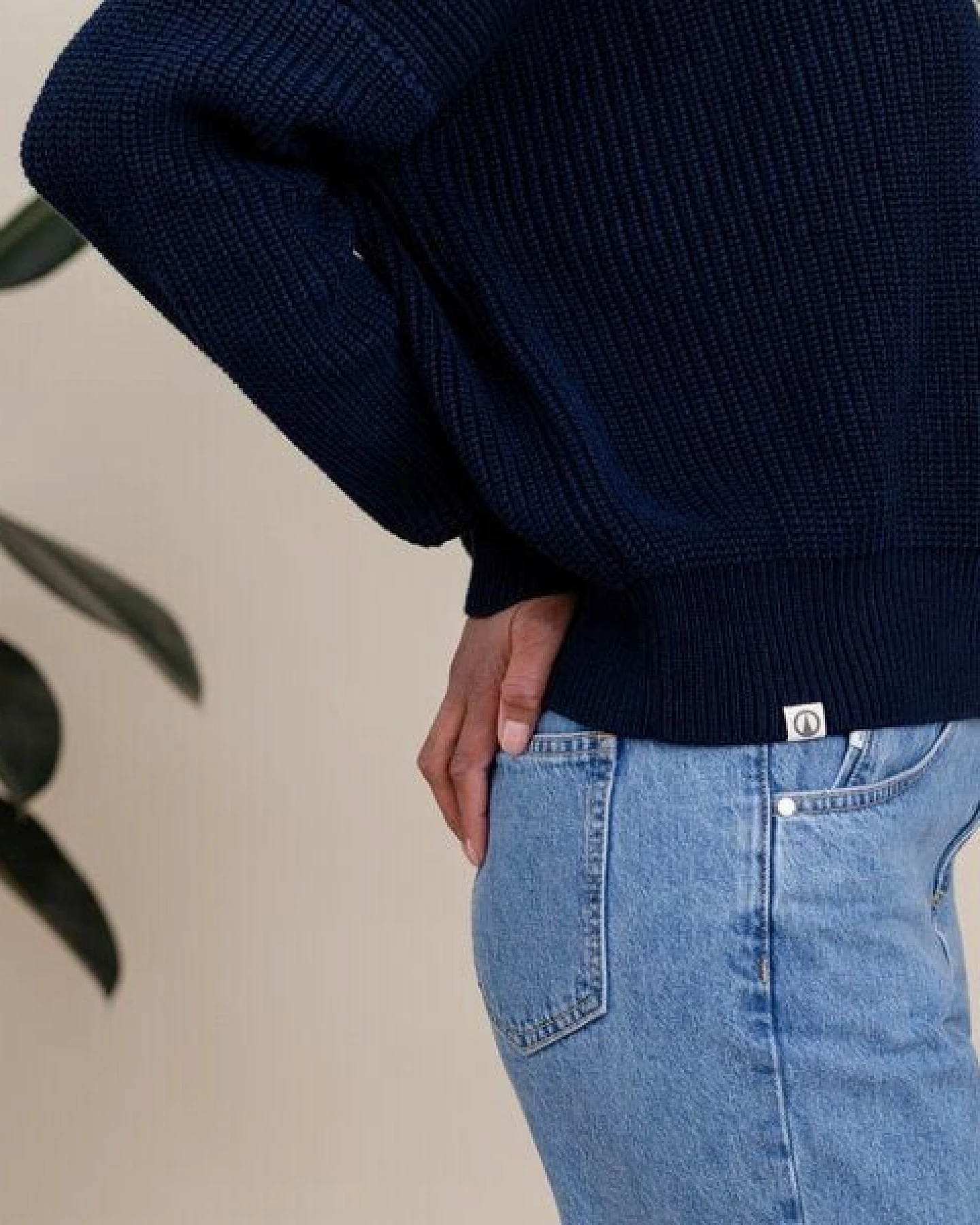 NORDLICHT Grobstrick Pullover aus 100% Baumwolle MARA – Ansicht 4