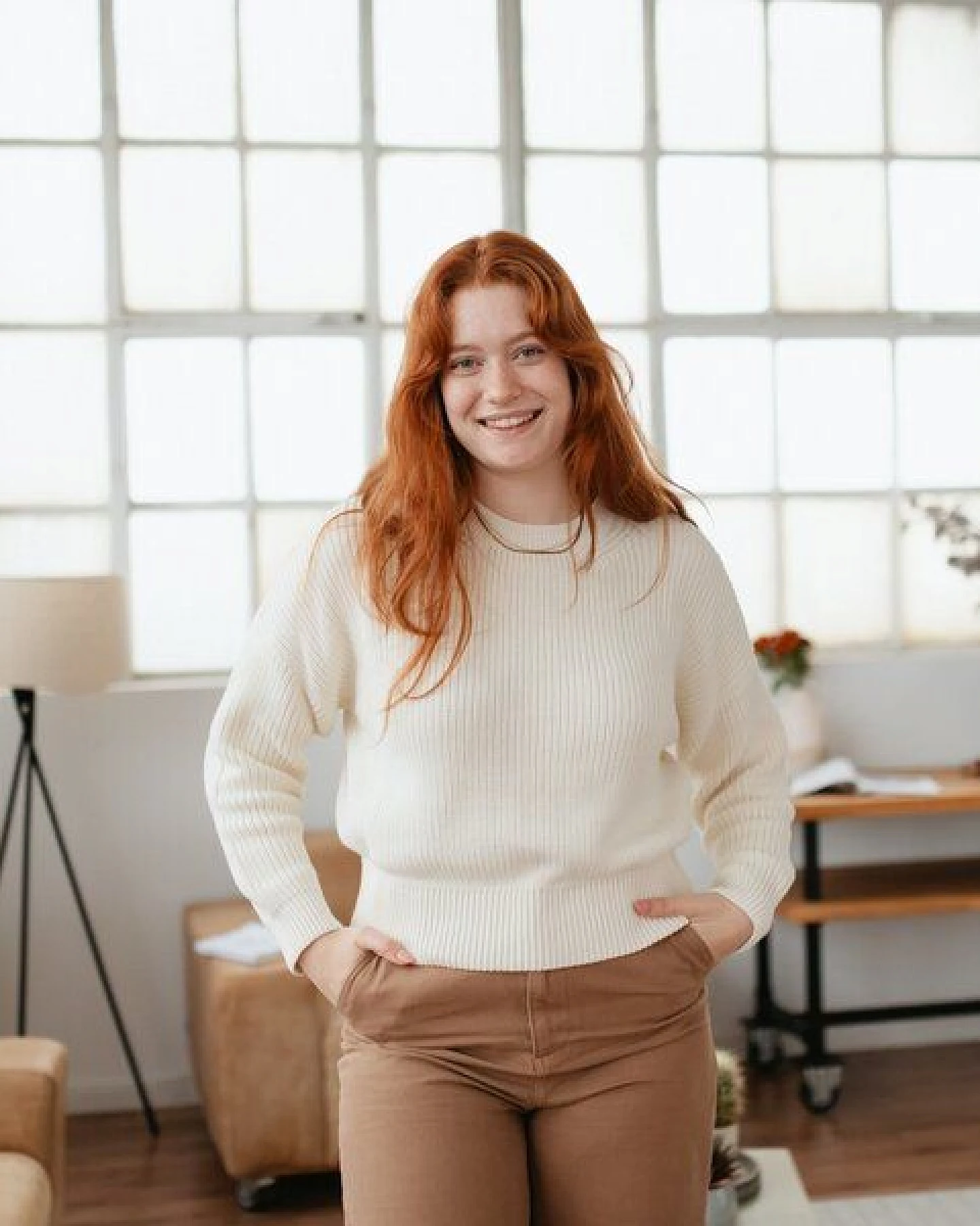 NORDLICHT Grobstrick Pullover aus 100% Baumwolle MARA – Ansicht 4