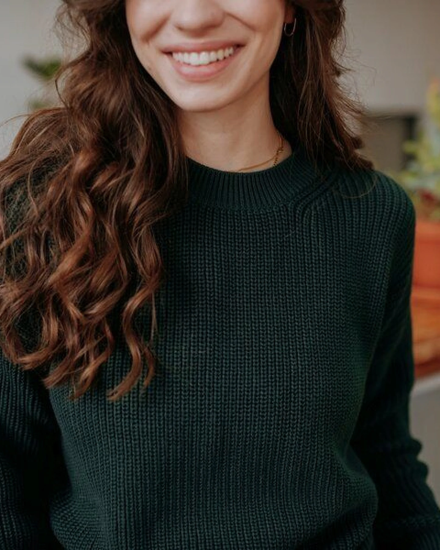NORDLICHT Grobstrick Pullover aus 100% Baumwolle MARA – Ansicht 4