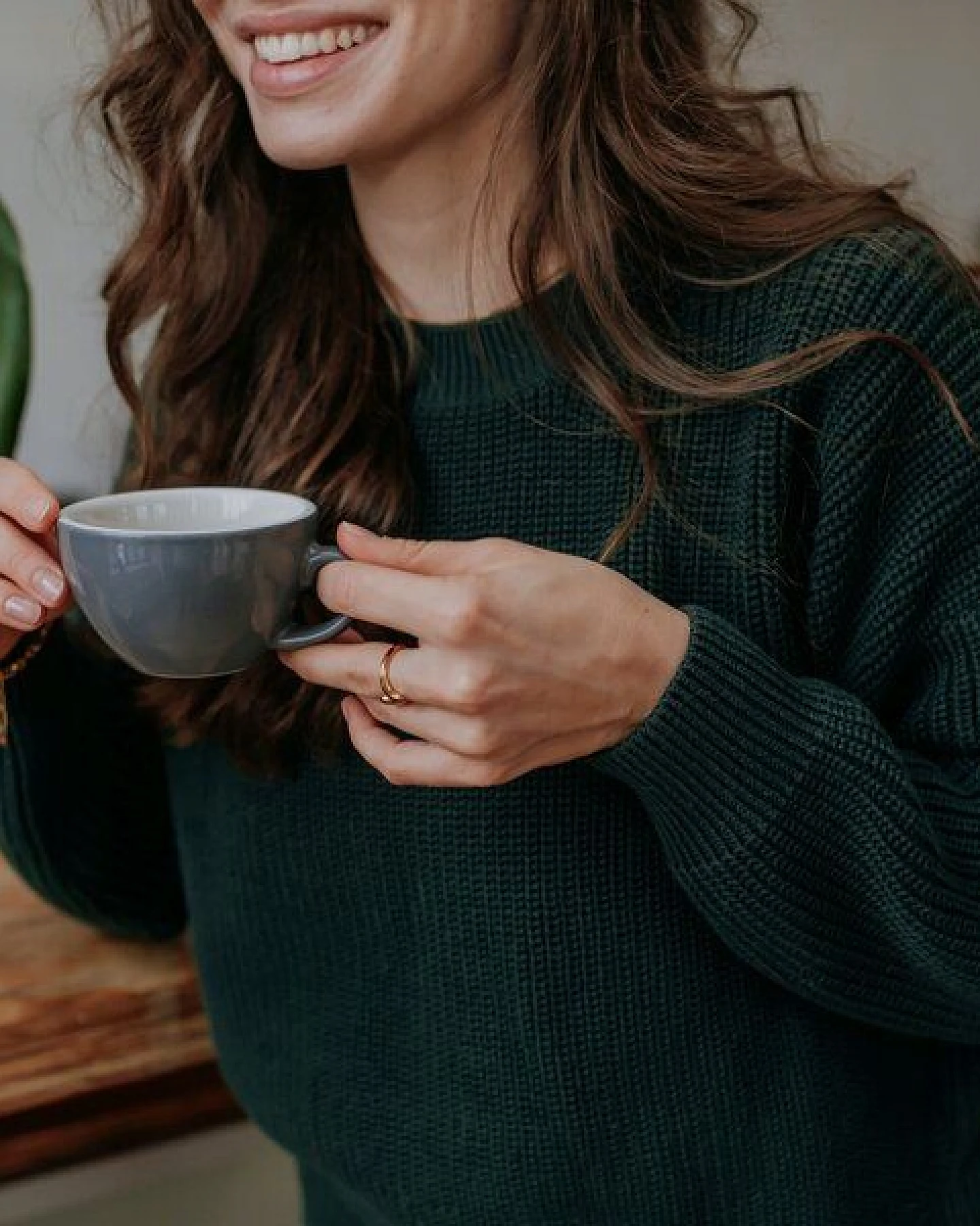 NORDLICHT Grobstrick Pullover aus 100% Baumwolle MARA – Ansicht 2