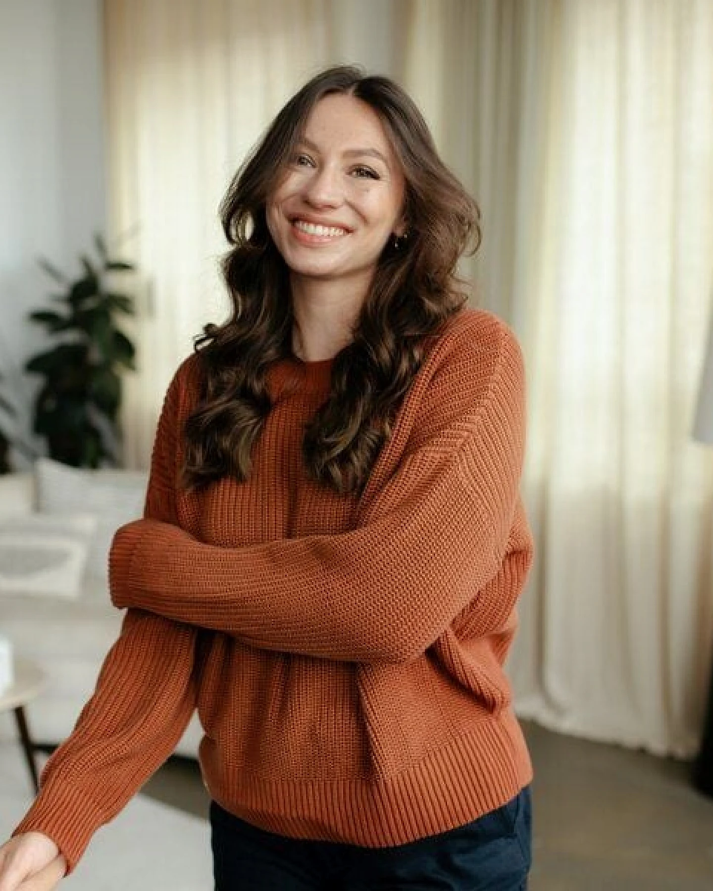NORDLICHT Grobstrick Pullover aus 100% Baumwolle MARA – Ansicht 3