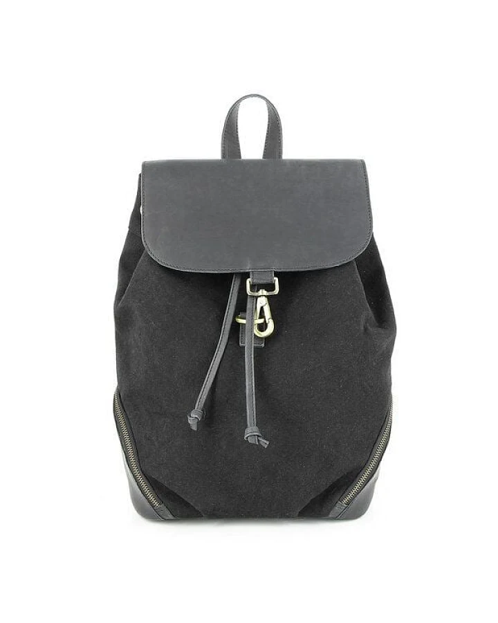 GLOBO Fair Trade City Rucksack PALI aus Canvas & mattem Ökoleder