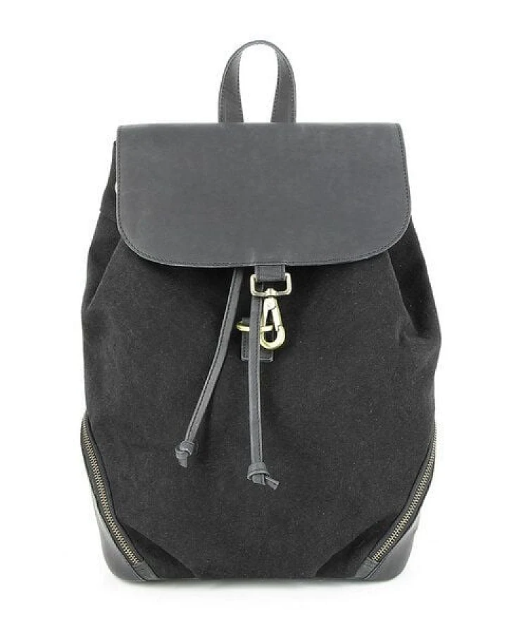 GLOBO Fair Trade City Rucksack PALI aus Canvas & mattem Ökoleder